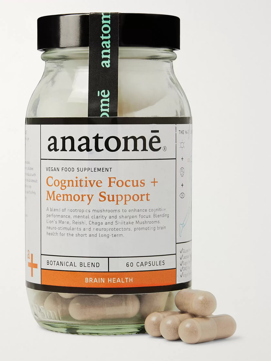 Anatome Cognitive Focus Energy, 60 Capsules In Colorless