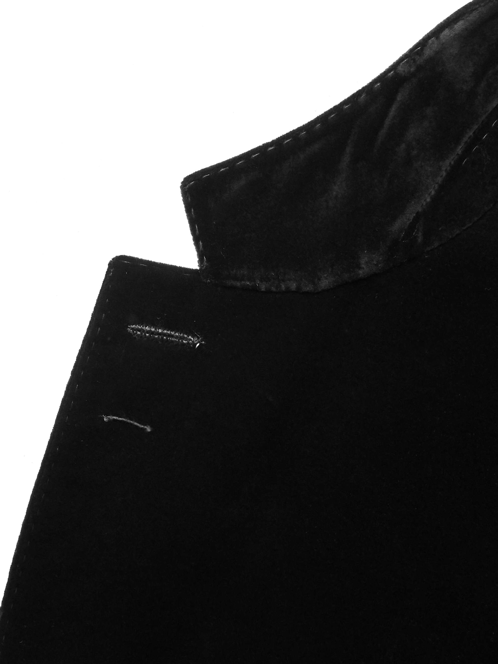 TOM FORD Black Shelton Slim-Fit Cotton-Velvet Tuxedo Jacket