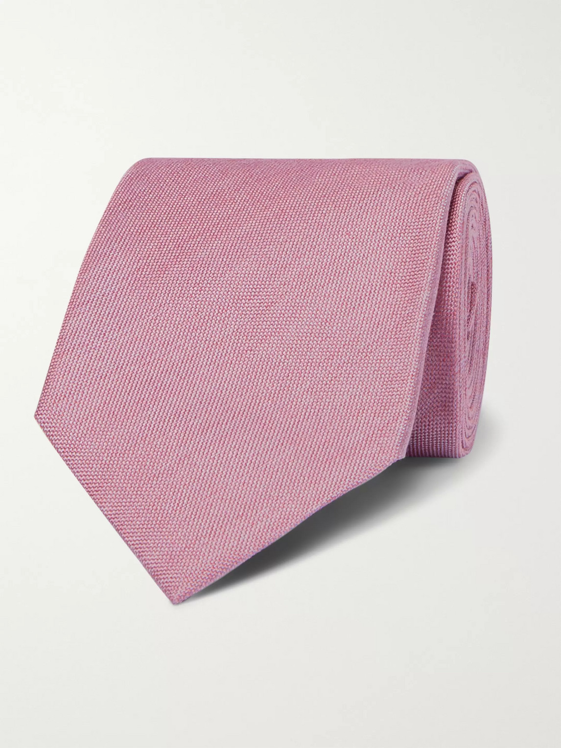 Tom Ford 8cm Mélange Silk-jacquard Tie In Pink