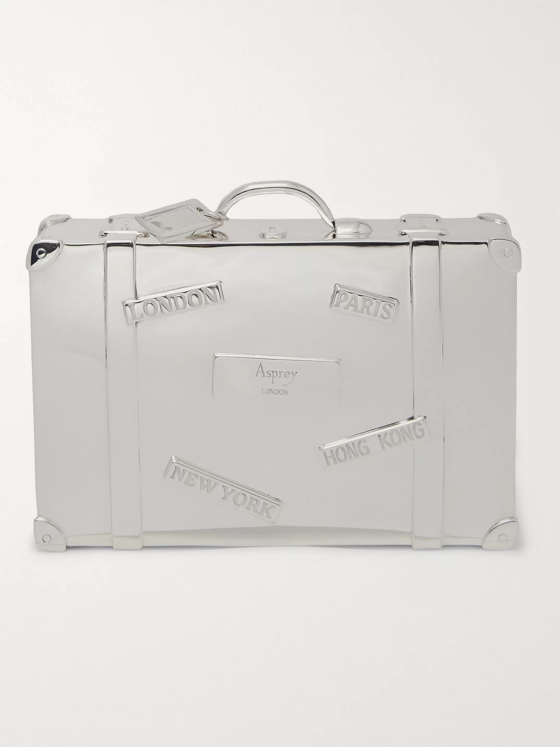 Asprey Suitcase Sterling Silver Trinket Box