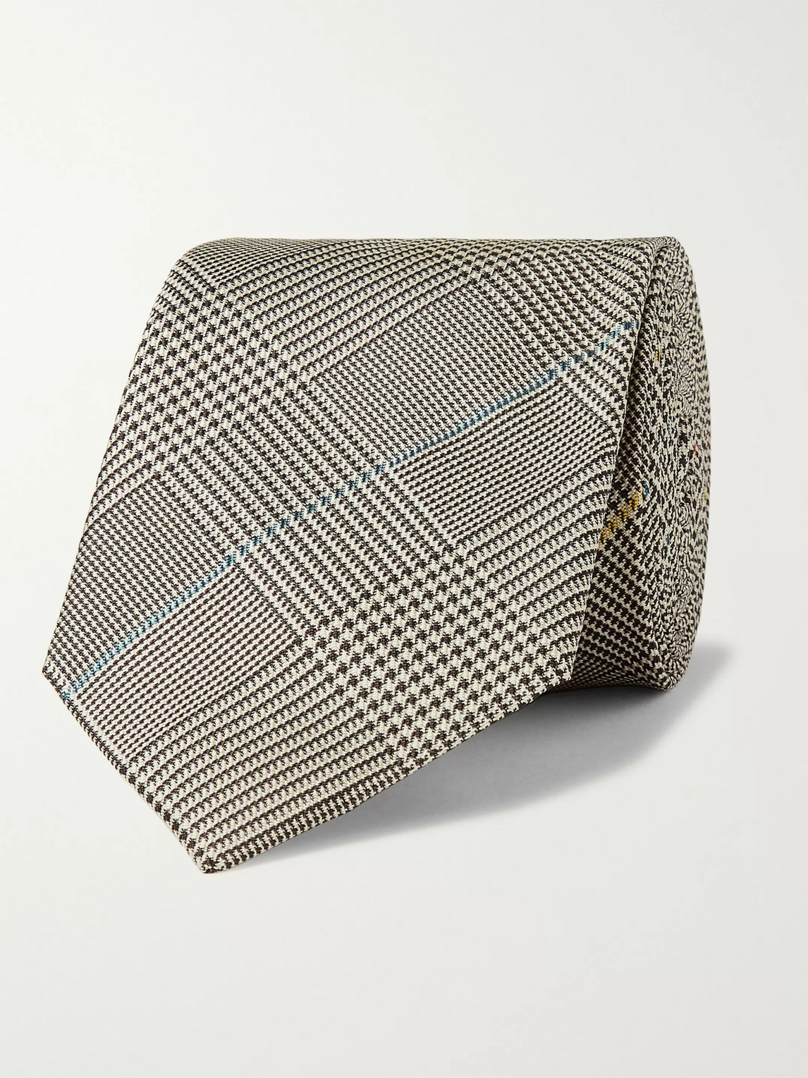 PAUL SMITH 6.5CM PRINCE OF WALES CHECKED SILK TIE