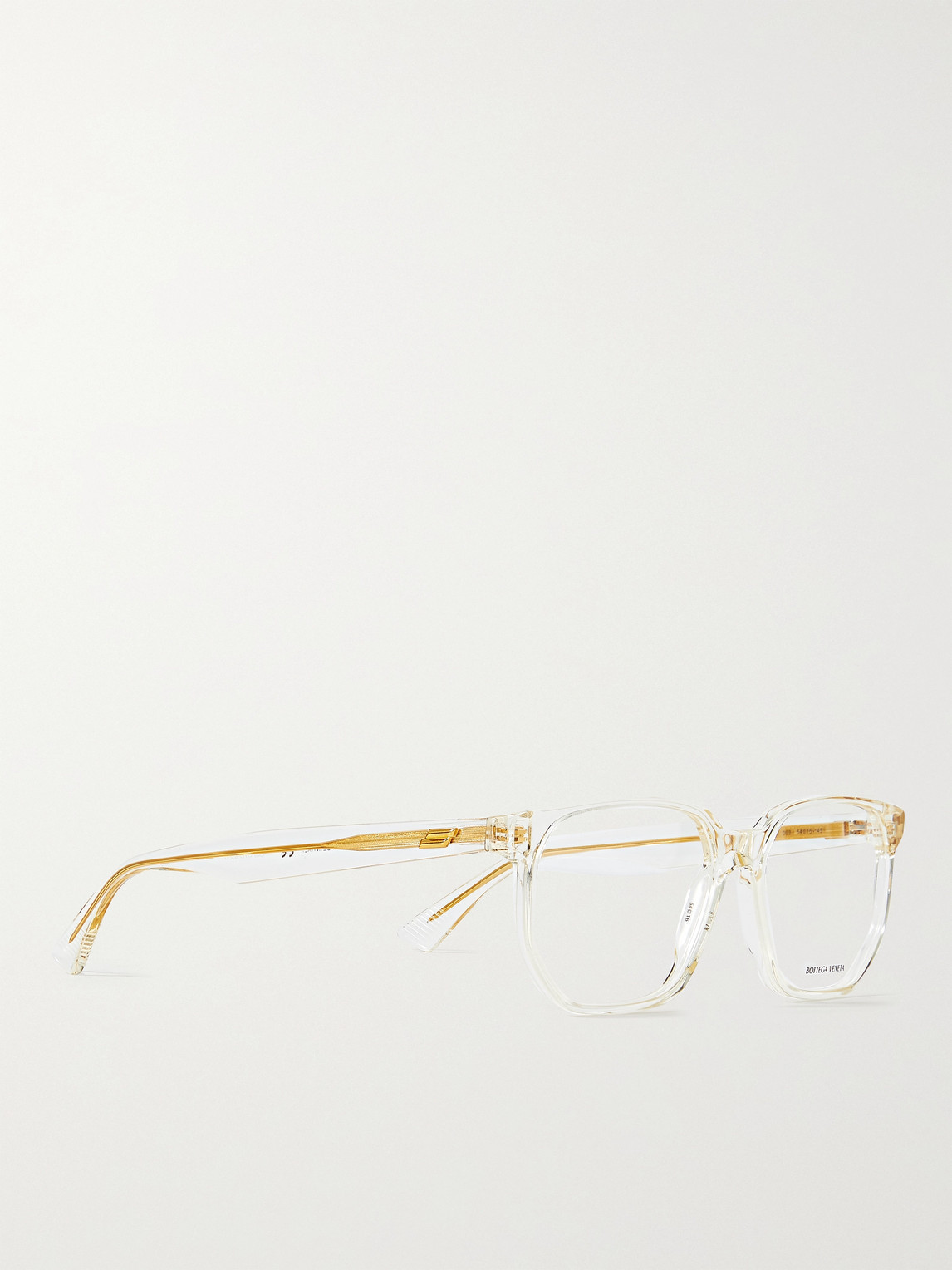 Shop Bottega Veneta D-frame Acetate Optical Glasses In Neutrals