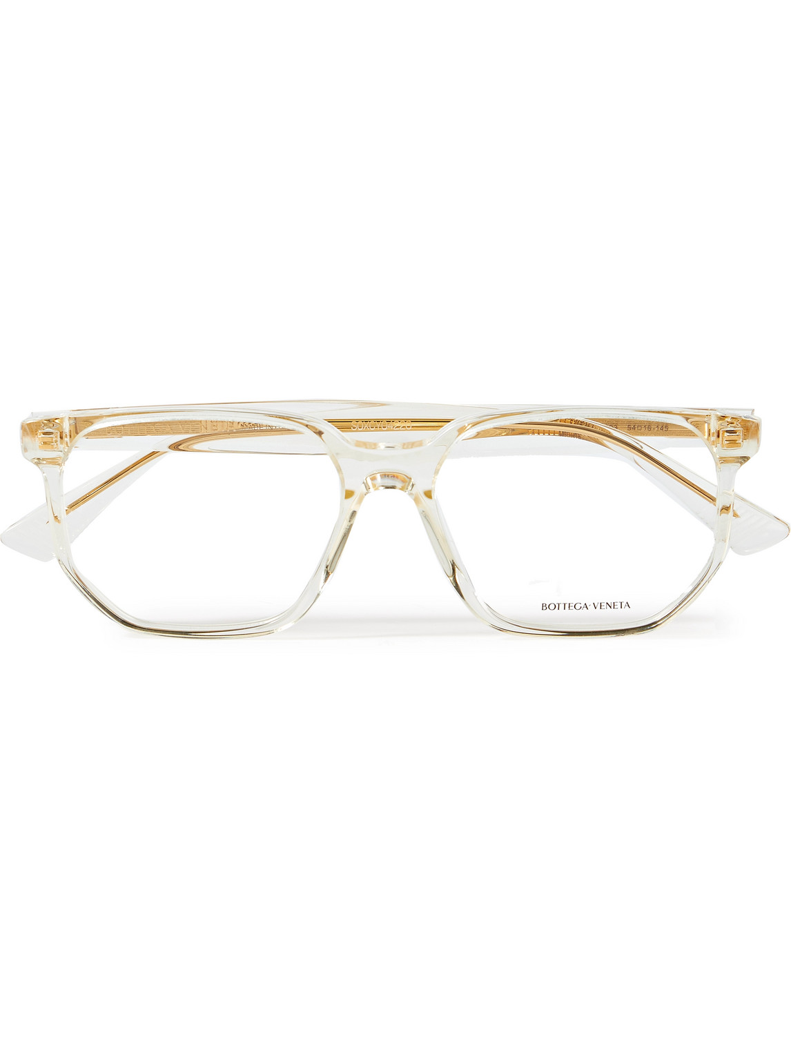 Bottega Veneta D-frame Acetate Optical Glasses In Neutrals