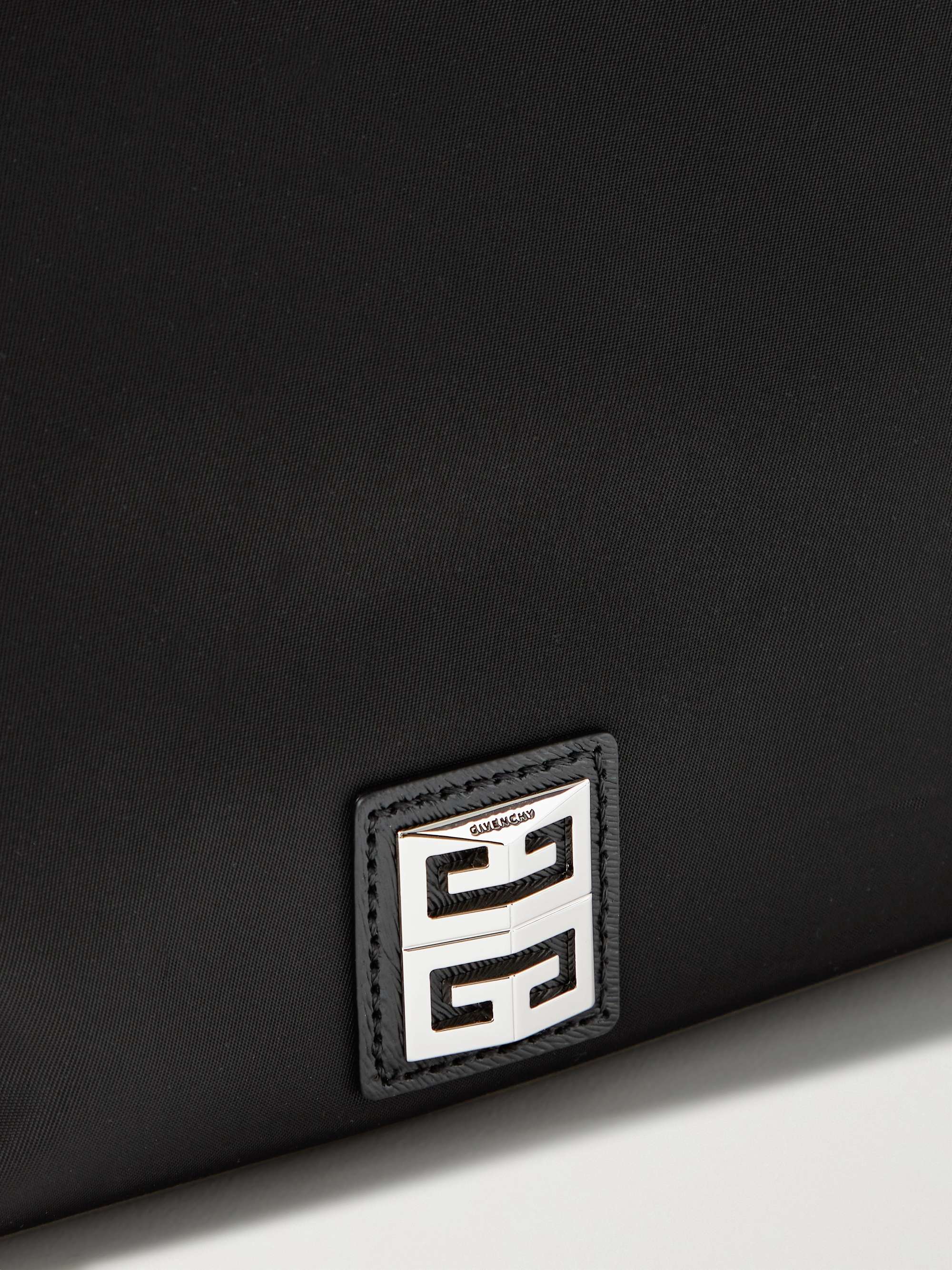 GIVENCHY Logo-Appliquéd Leather-Trimmed Nylon Tote Bag