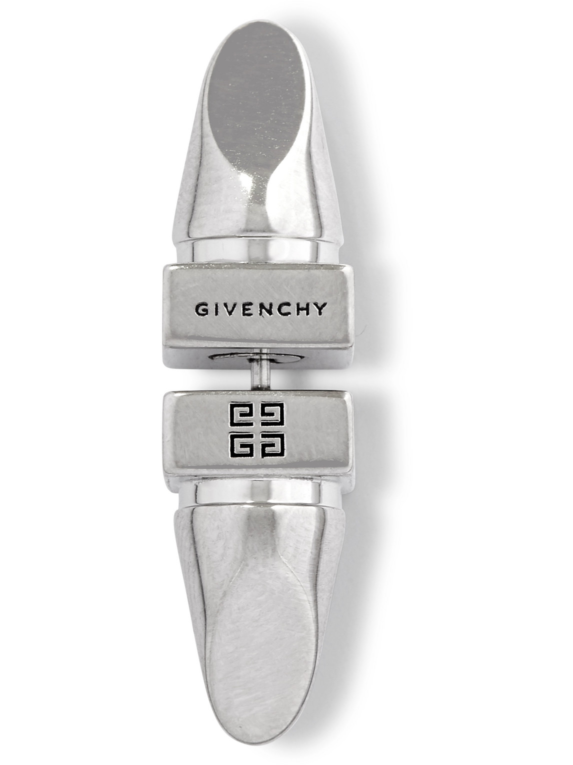 GIVENCHY SILVER-TONE SINGLE EARRING