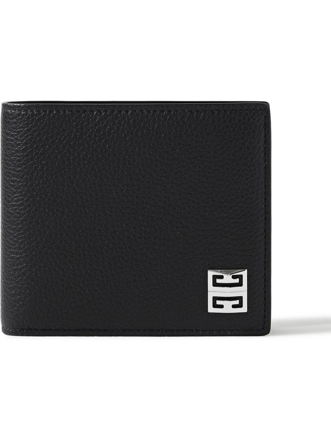 Logo-Embellished Full-Grain Leather Billfold Wallet