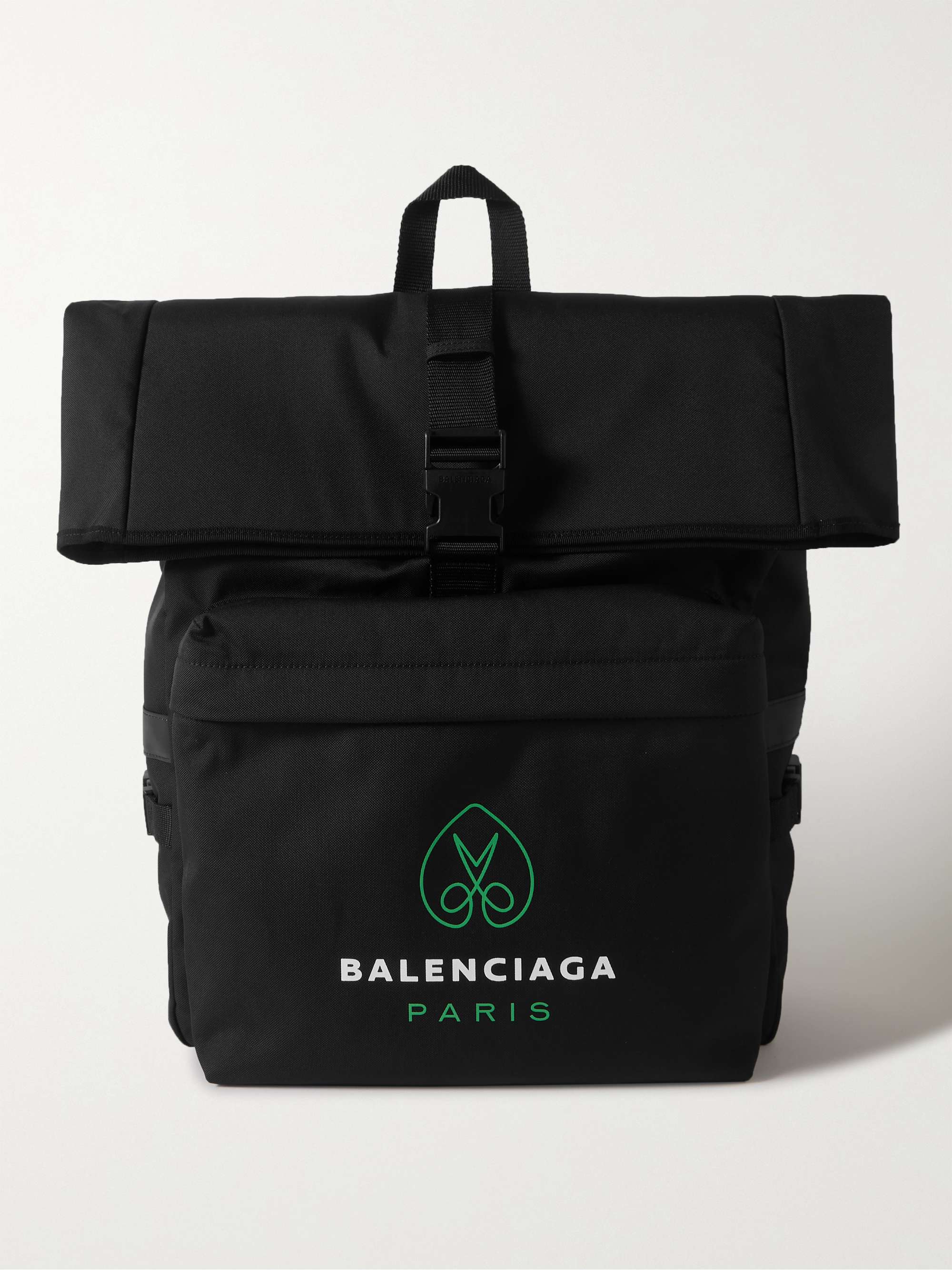 BALENCIAGA Logo-Print Nylon Backpack