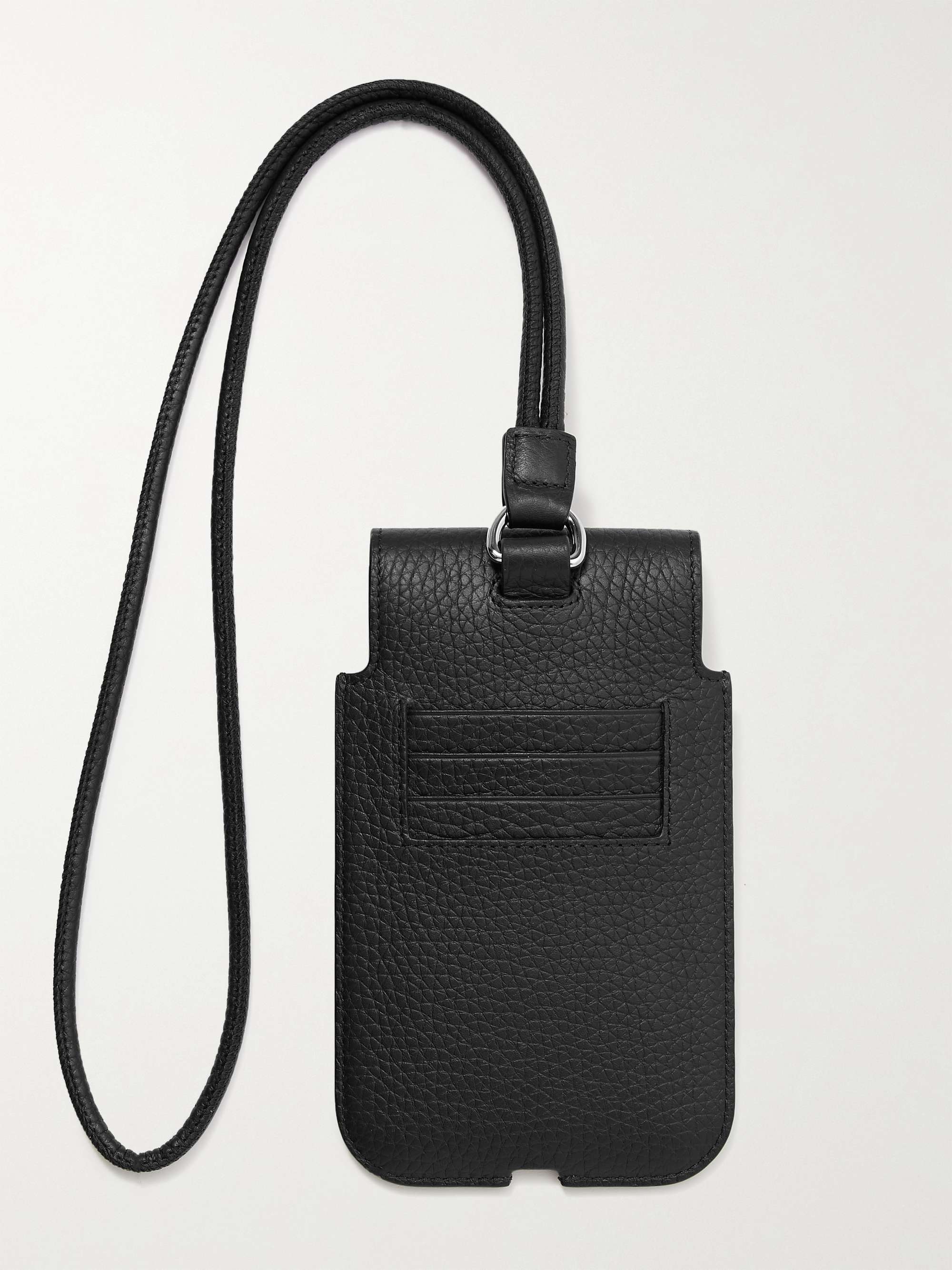 MULBERRY City Full-Grain Leather Pouch