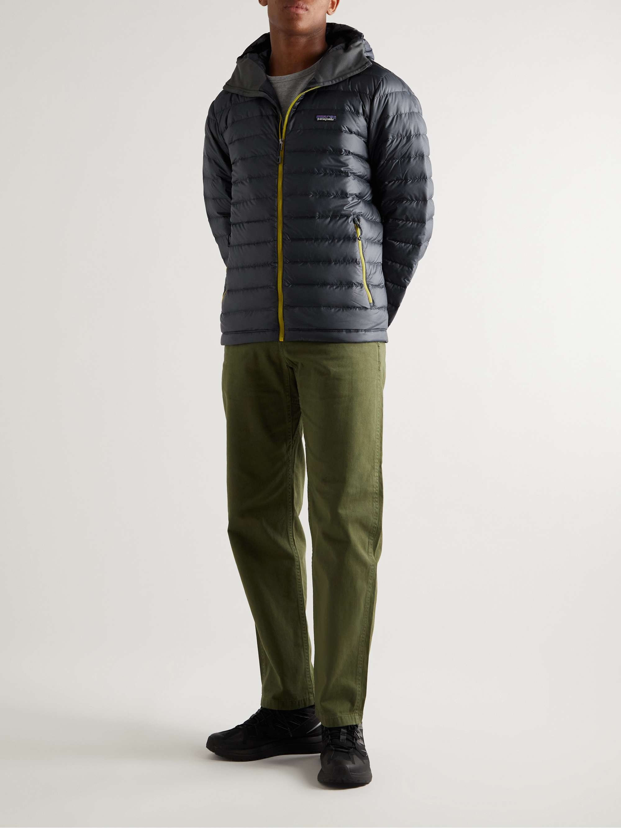 PATAGONIA Quilted DWR-Coated Recycled Ripstop Down Hooded Jacket