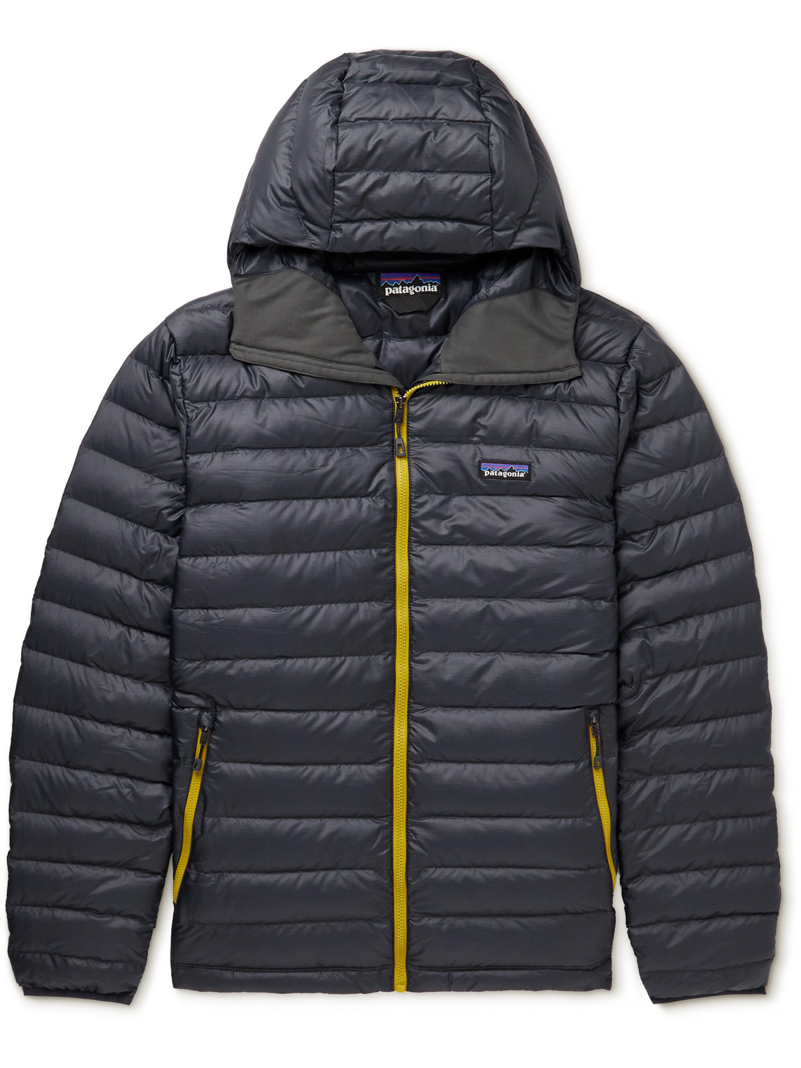 Patagonia Quilted Dwr-coated Recycled Ripstop Down Hooded Jacket In ...