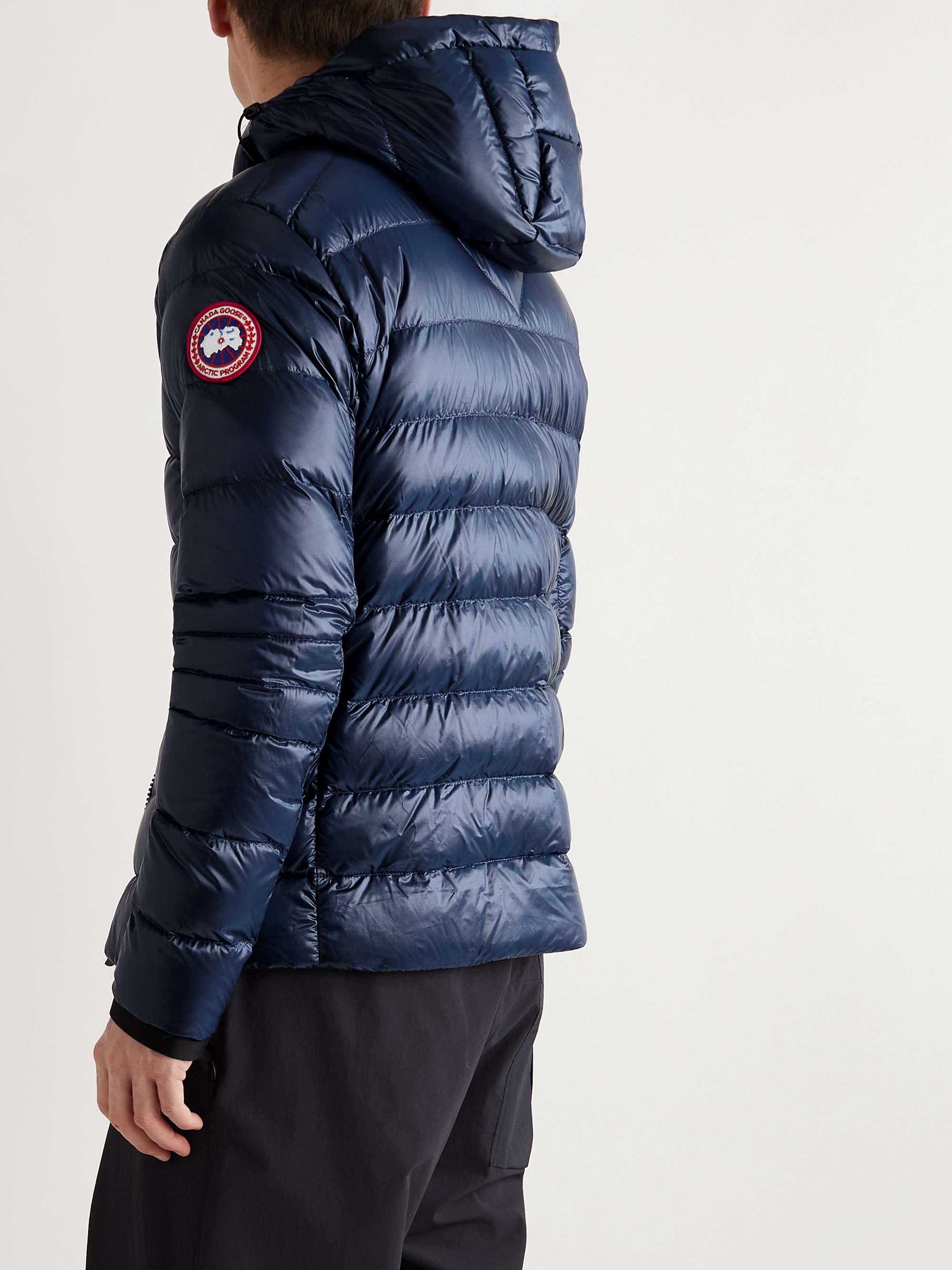 CANADA GOOSE Crofton Slim-Fit Recycled Nylon-Ripstop Hooded Down Jacket