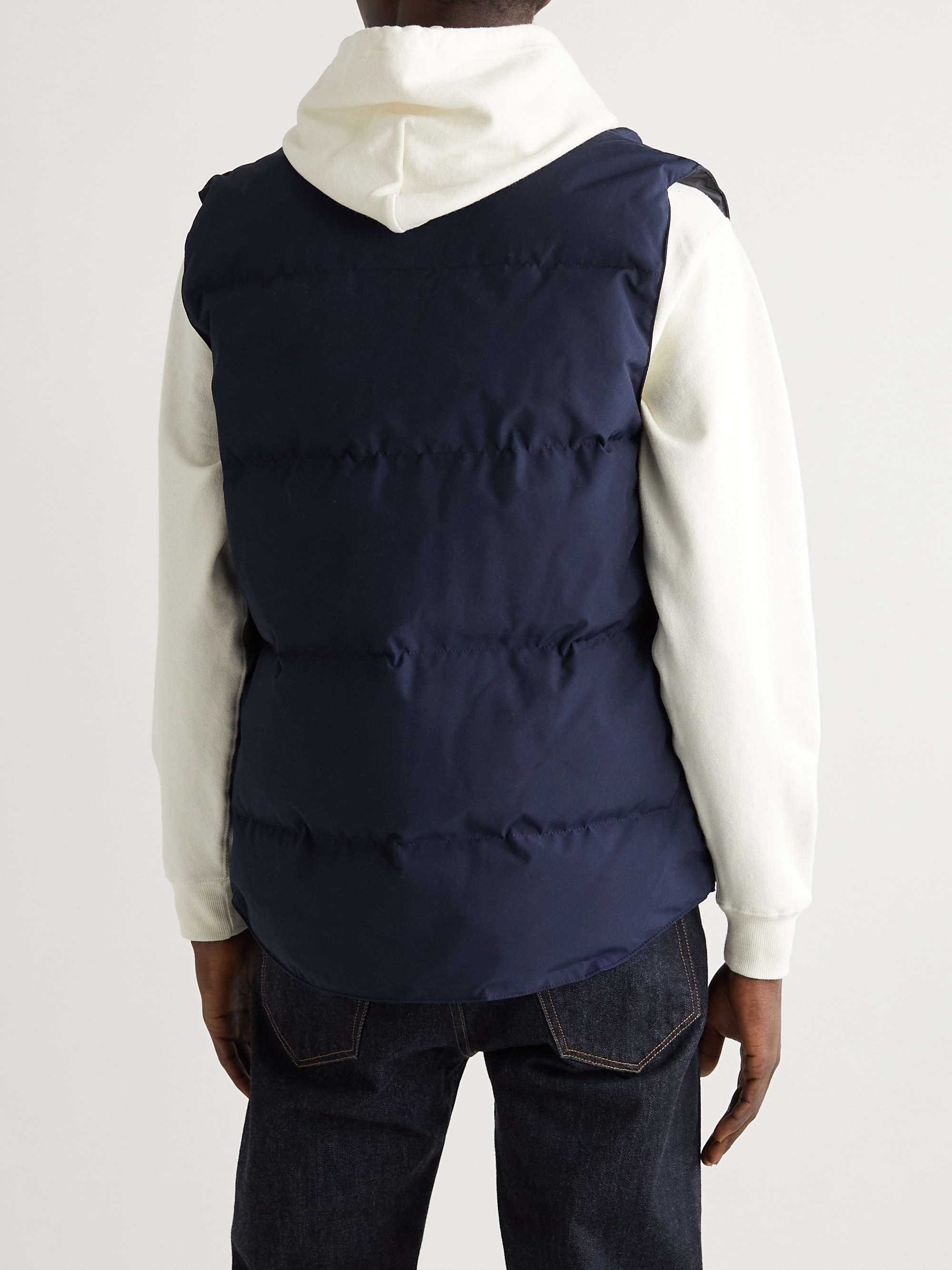 Mens Clothing Jackets Waistcoats and gilets Canada Goose Goose Freestyle Crew Gilet in Blue for Men 