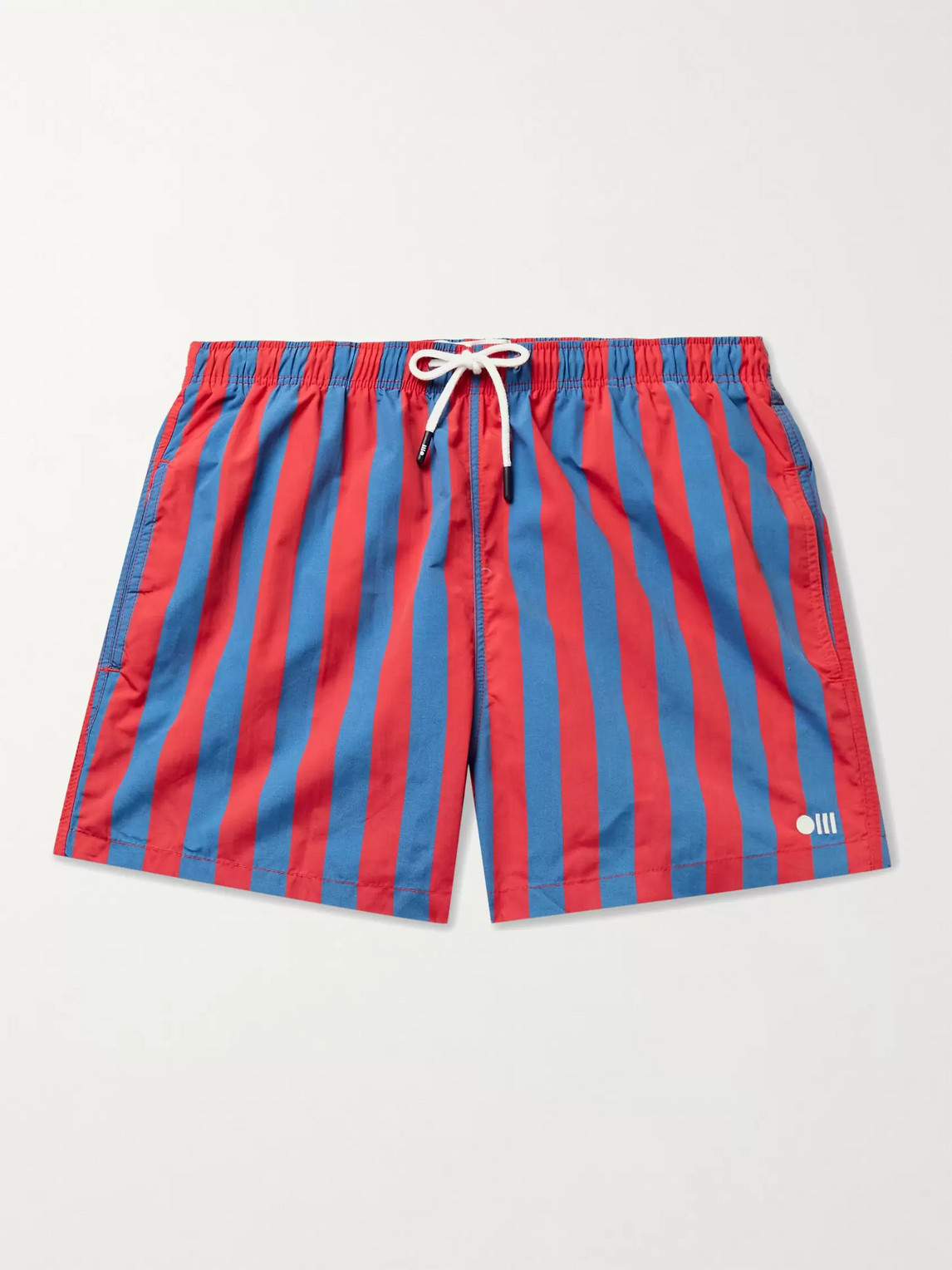 SOLID & STRIPED THE CLASSIC MID-LENGTH STRIPED SWIM SHORTS