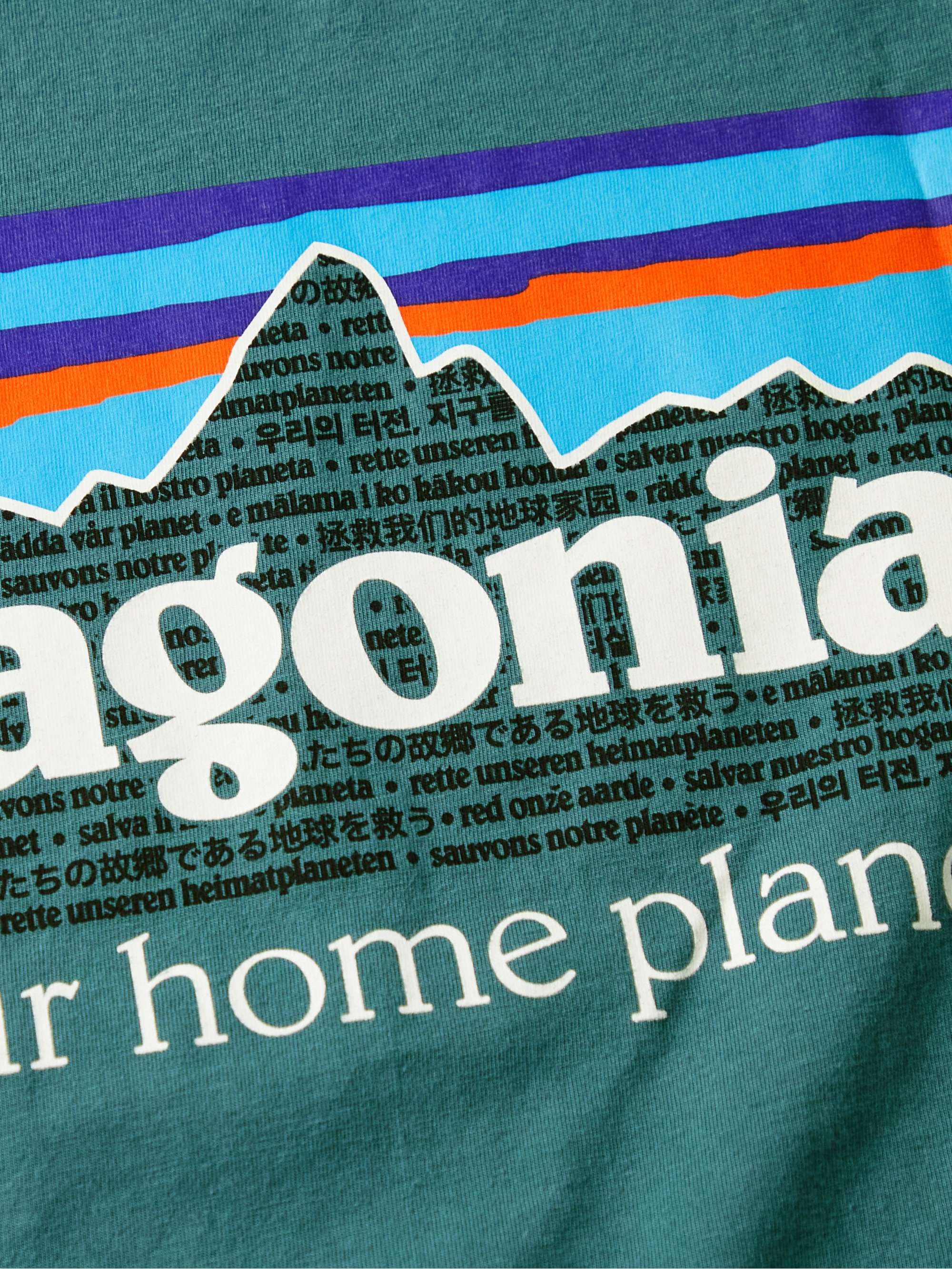 PATAGONIA P-6 Mission Printed Organic Cotton-Jersey T-Shirt