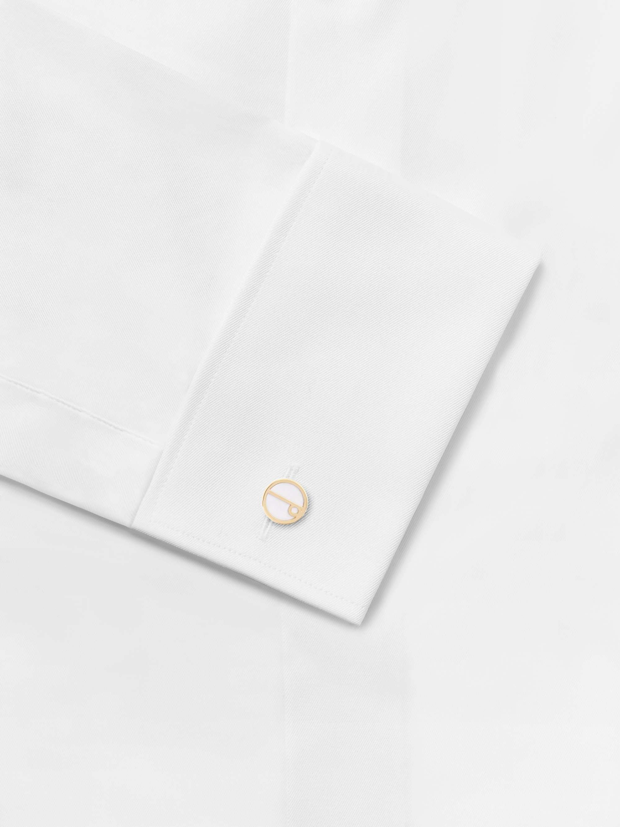 DUNHILL Gold- and Silver-Tone Cufflinks