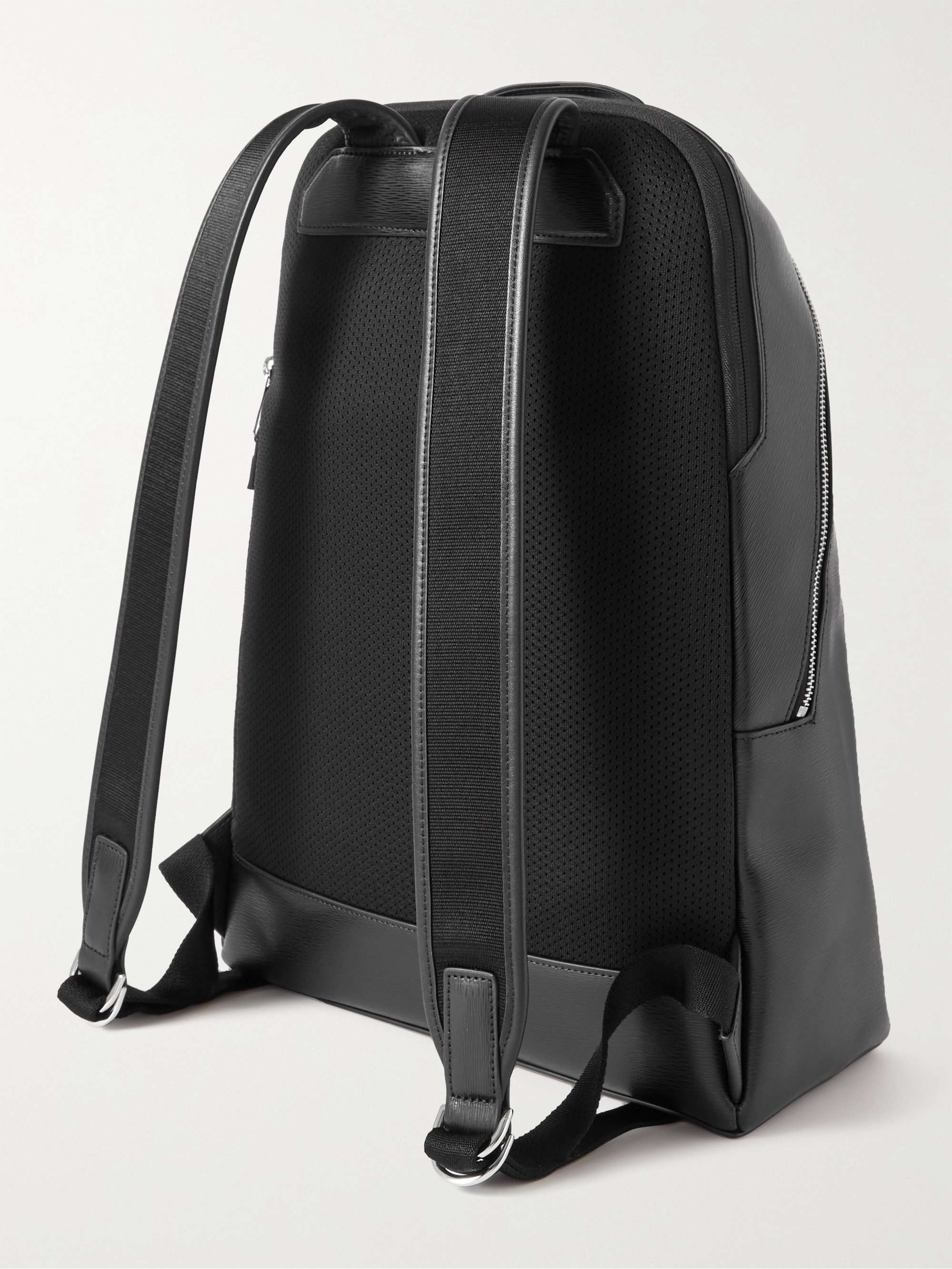 PAUL SMITH Embossed Leather Backpack