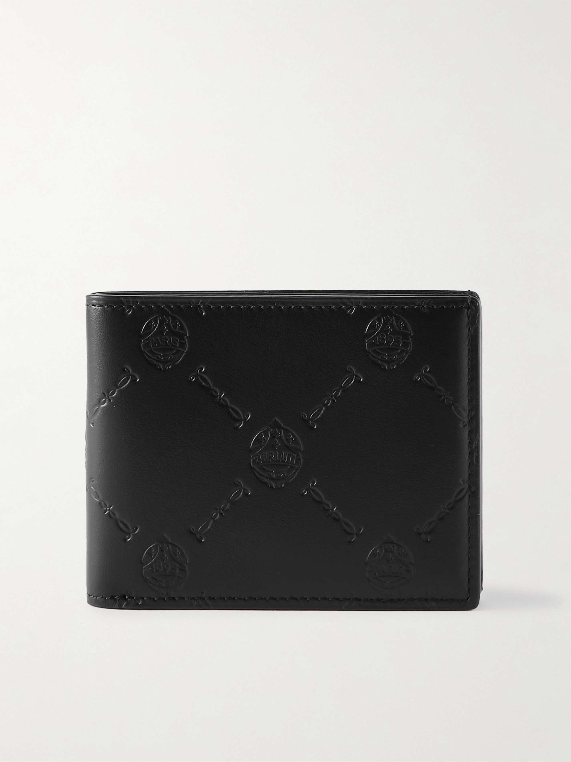 BERLUTI Logo-Dembossed Leather Billfold Wallet