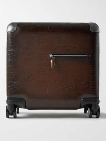 BERLUTI Scritto Venezia Leather Carry-On Suitcase