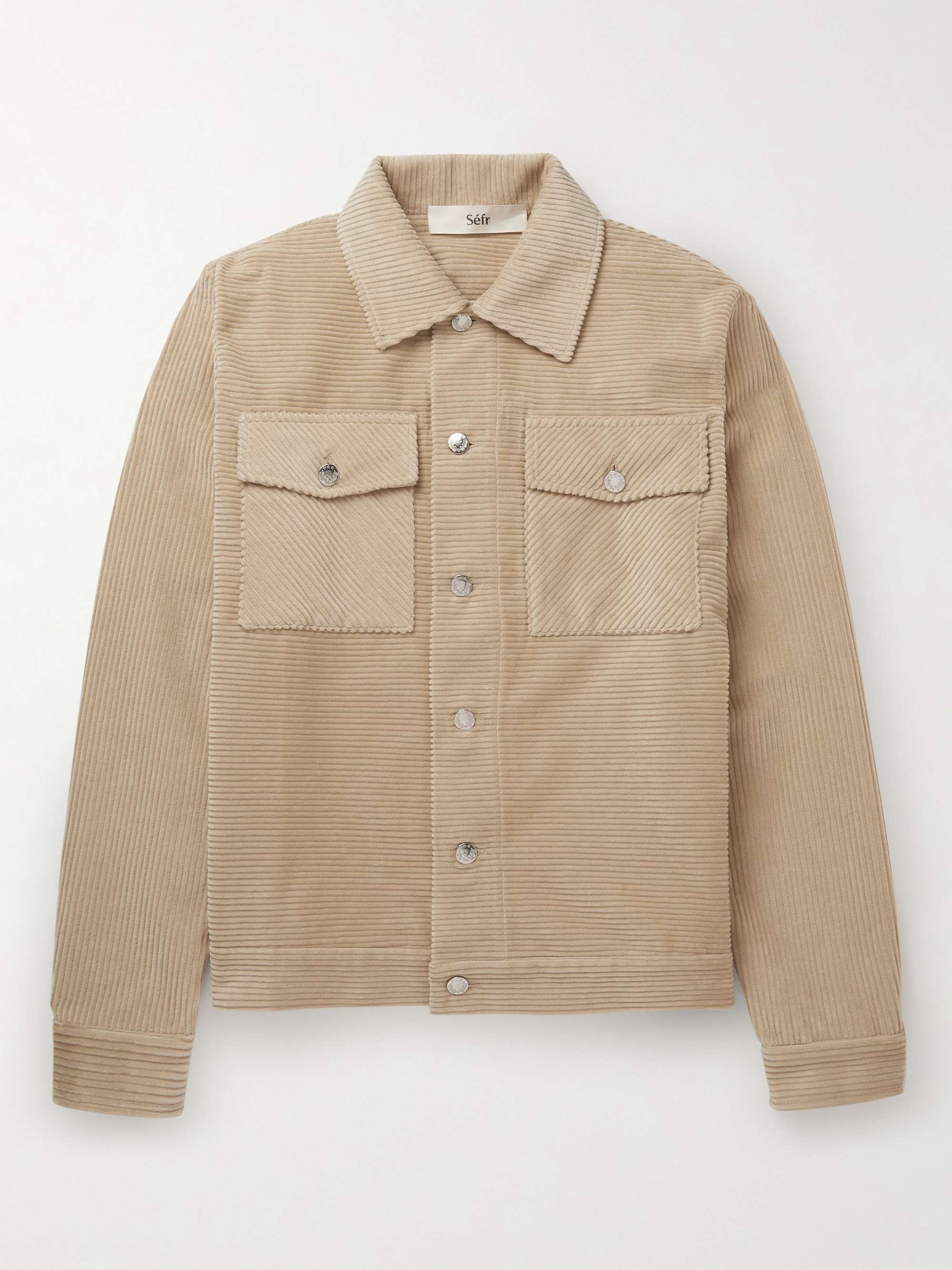 SÉFR Eric Cotton-Corduroy Shirt Jacket