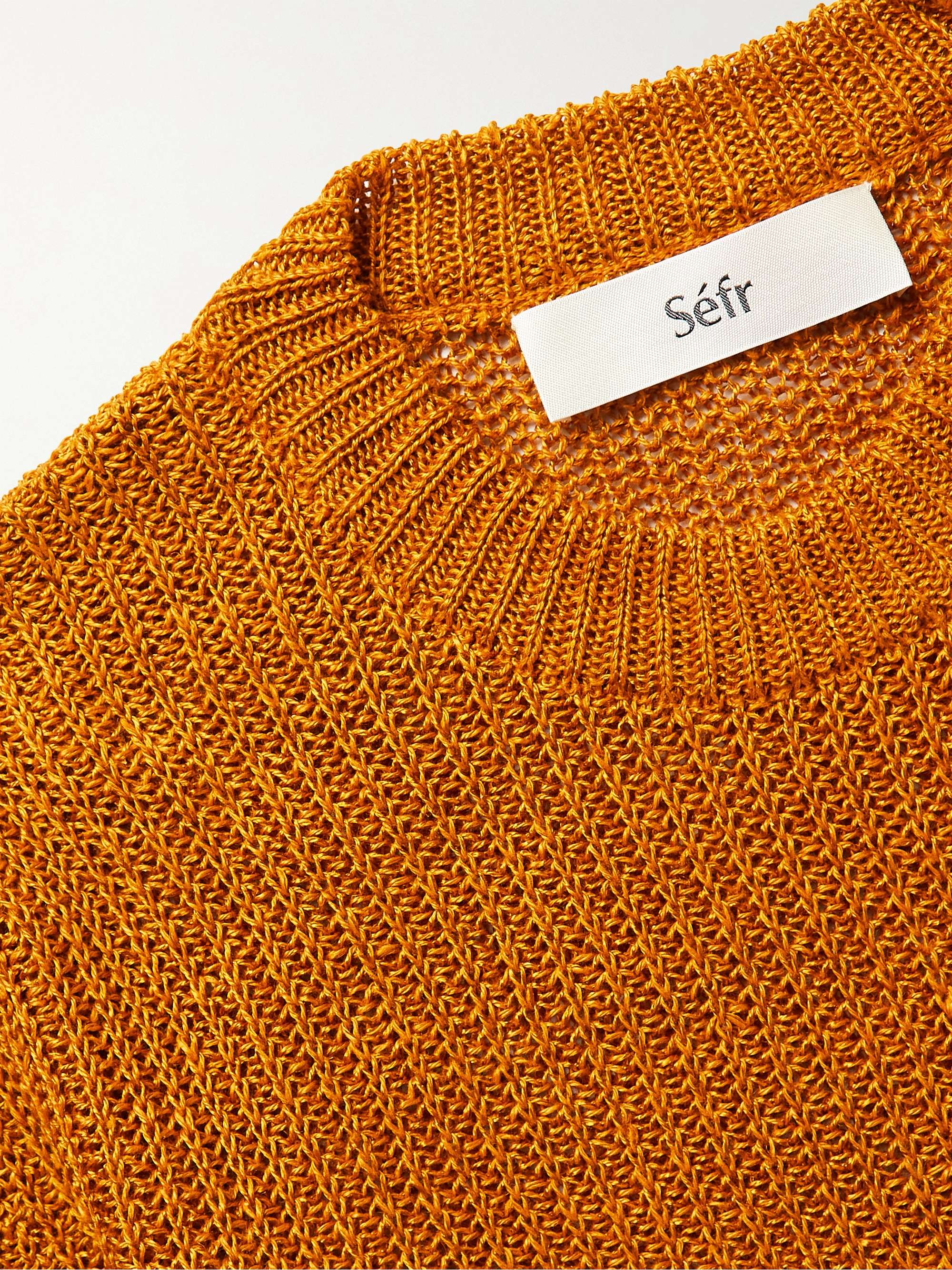 SÉFR Leth Linen-Blend Sweater