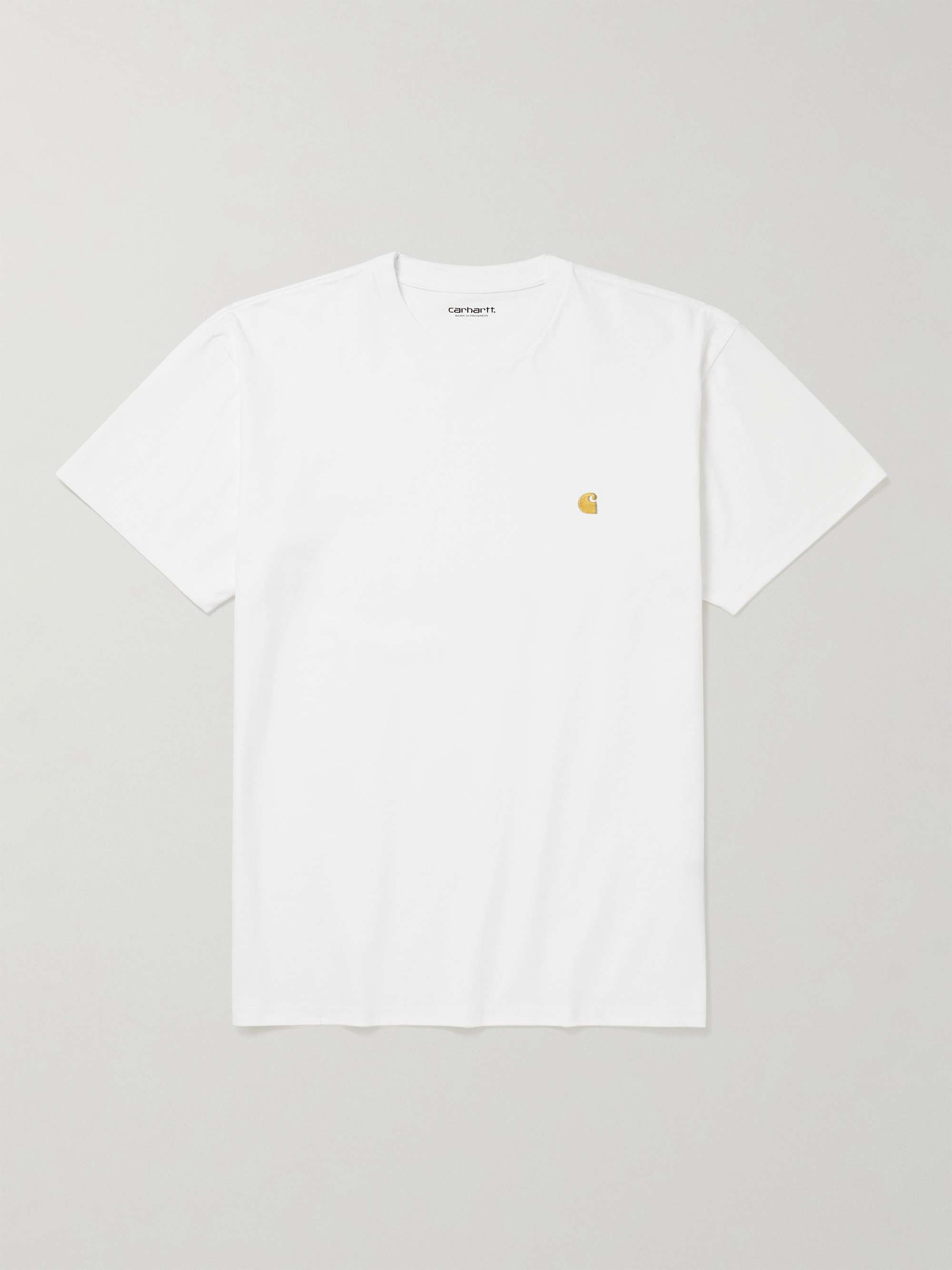 CARHARTT WIP Logo-Embroidered Cotton-Jersey T-Shirt