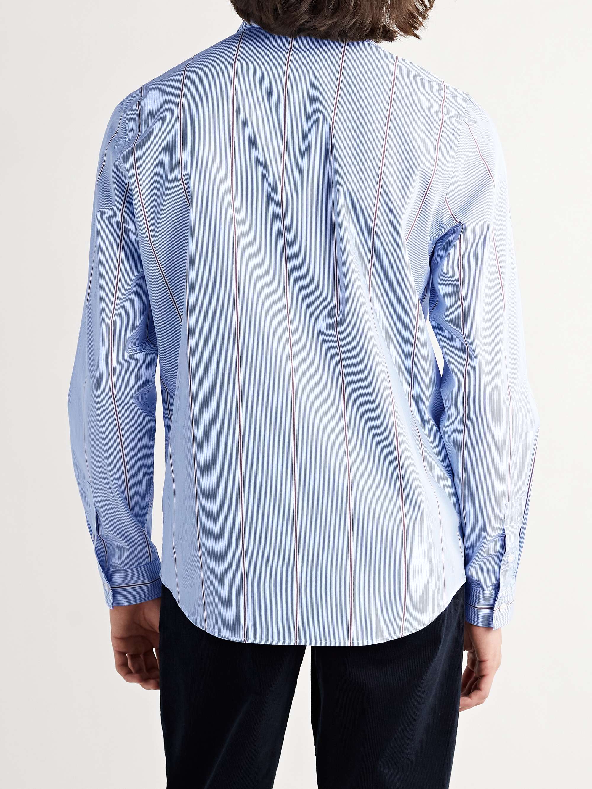 A.P.C. Striped Cotton-Poplin Shirt