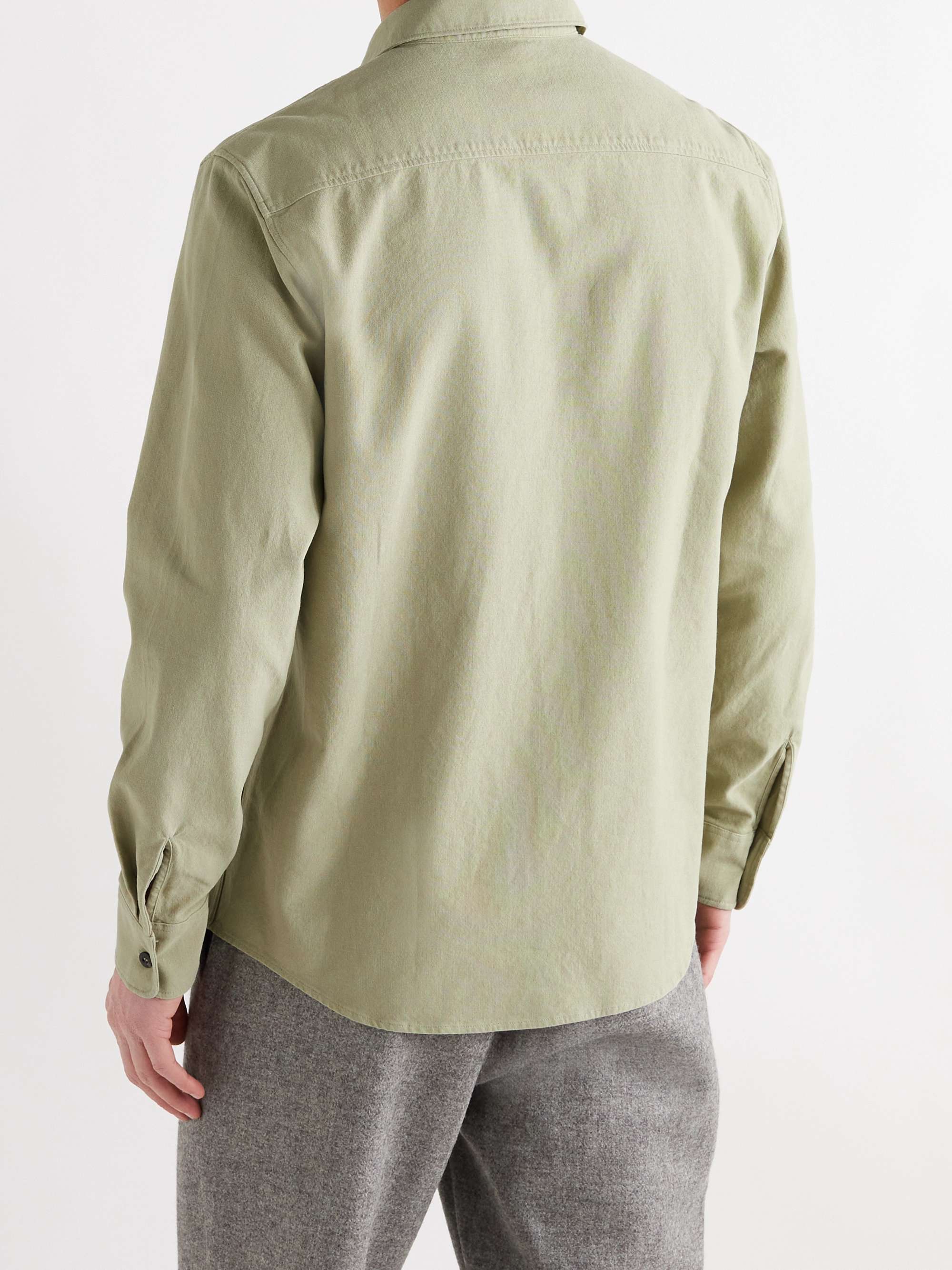 A.P.C. Cotton and Linen-Blend Shirt