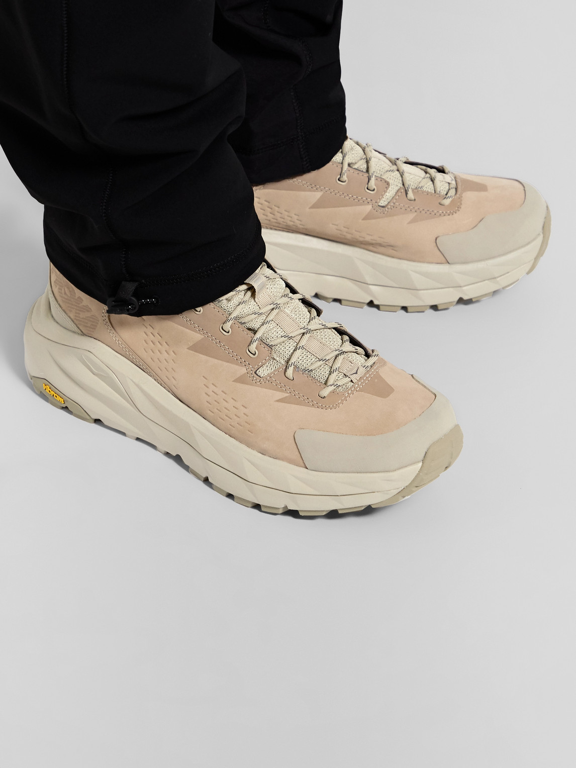 Hoka One One Kaha Gore-tex And Leather Boots In Neutrals