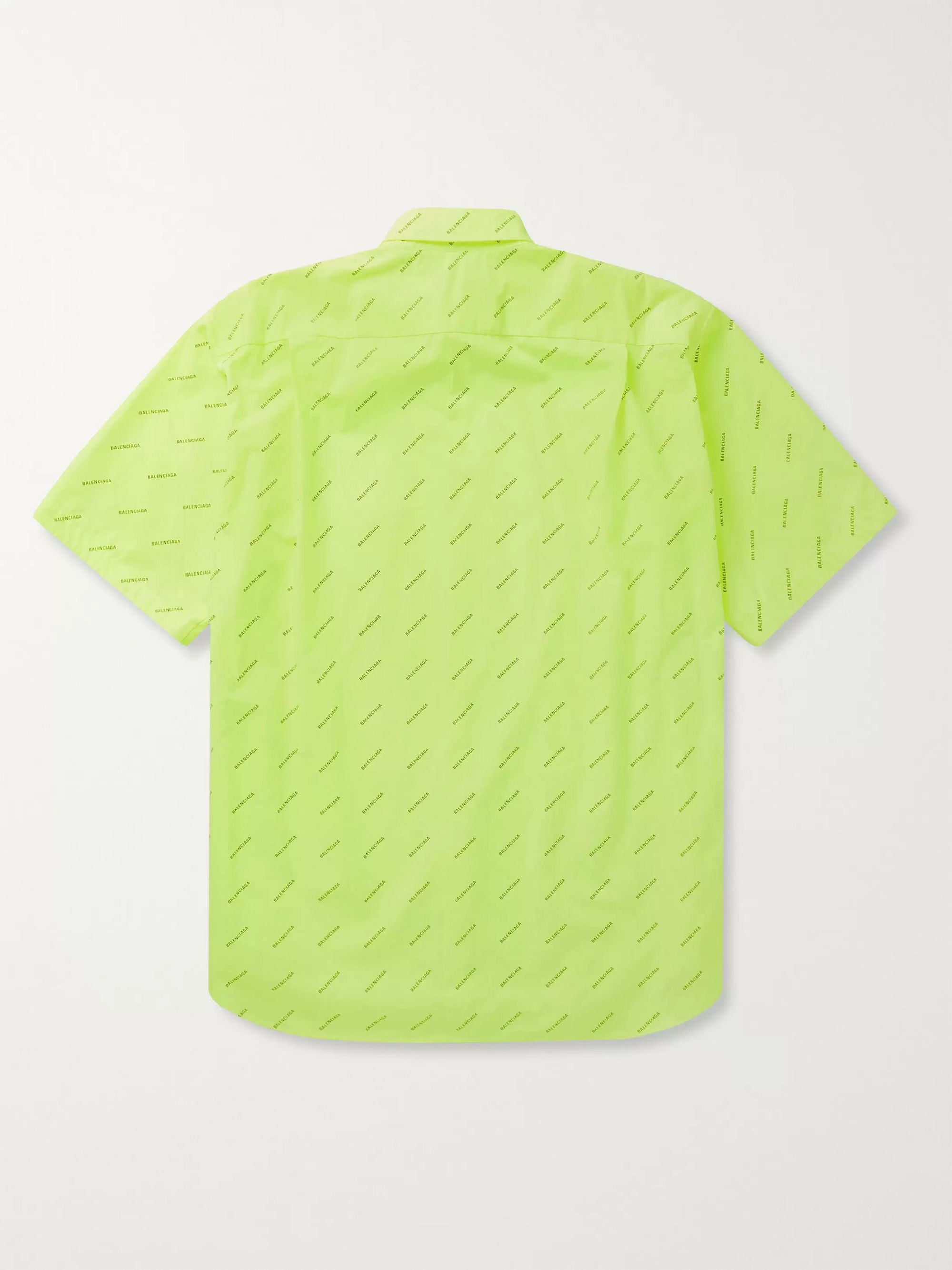 balenciaga neon shirt