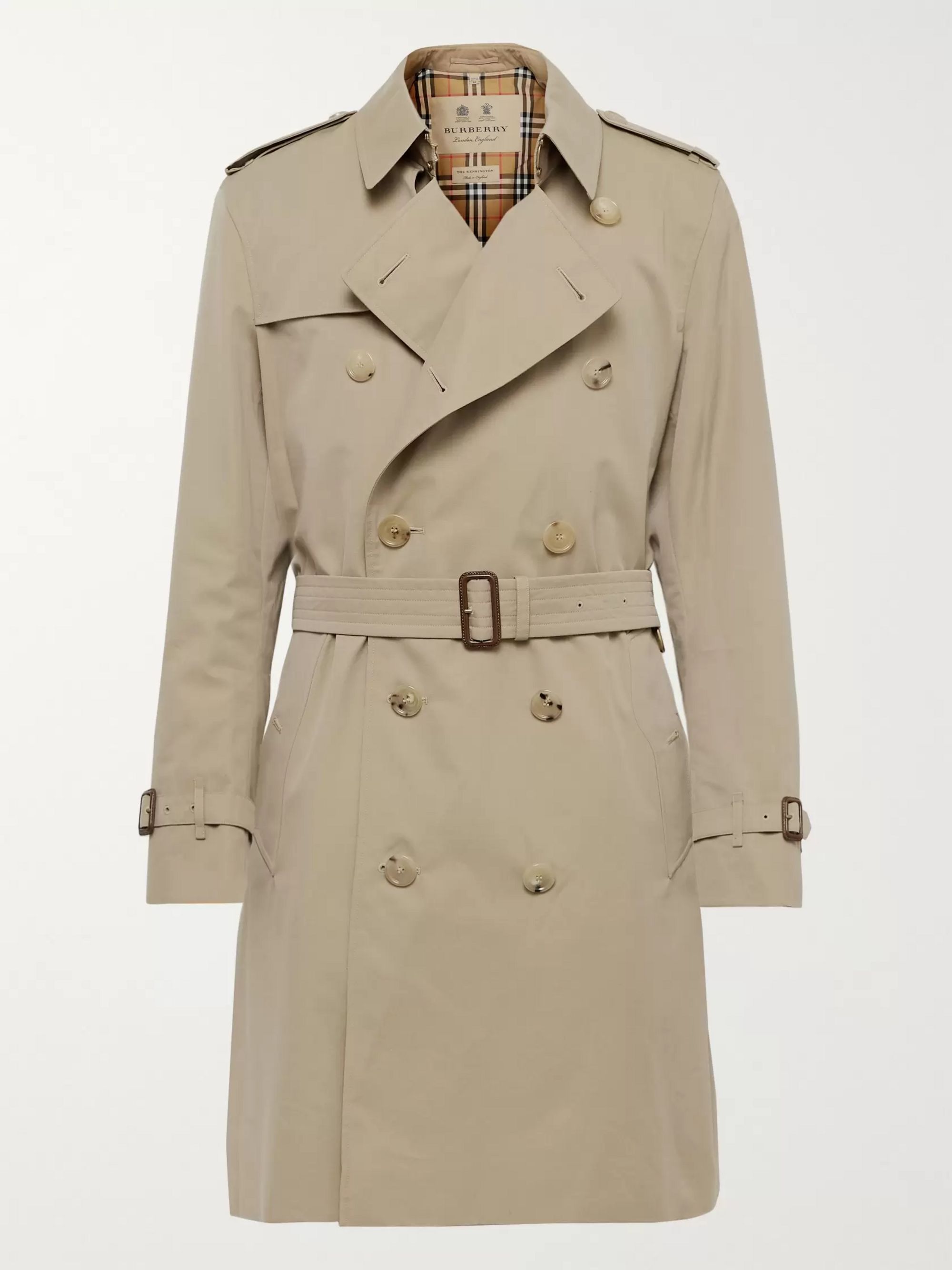 beige burberry trench coat