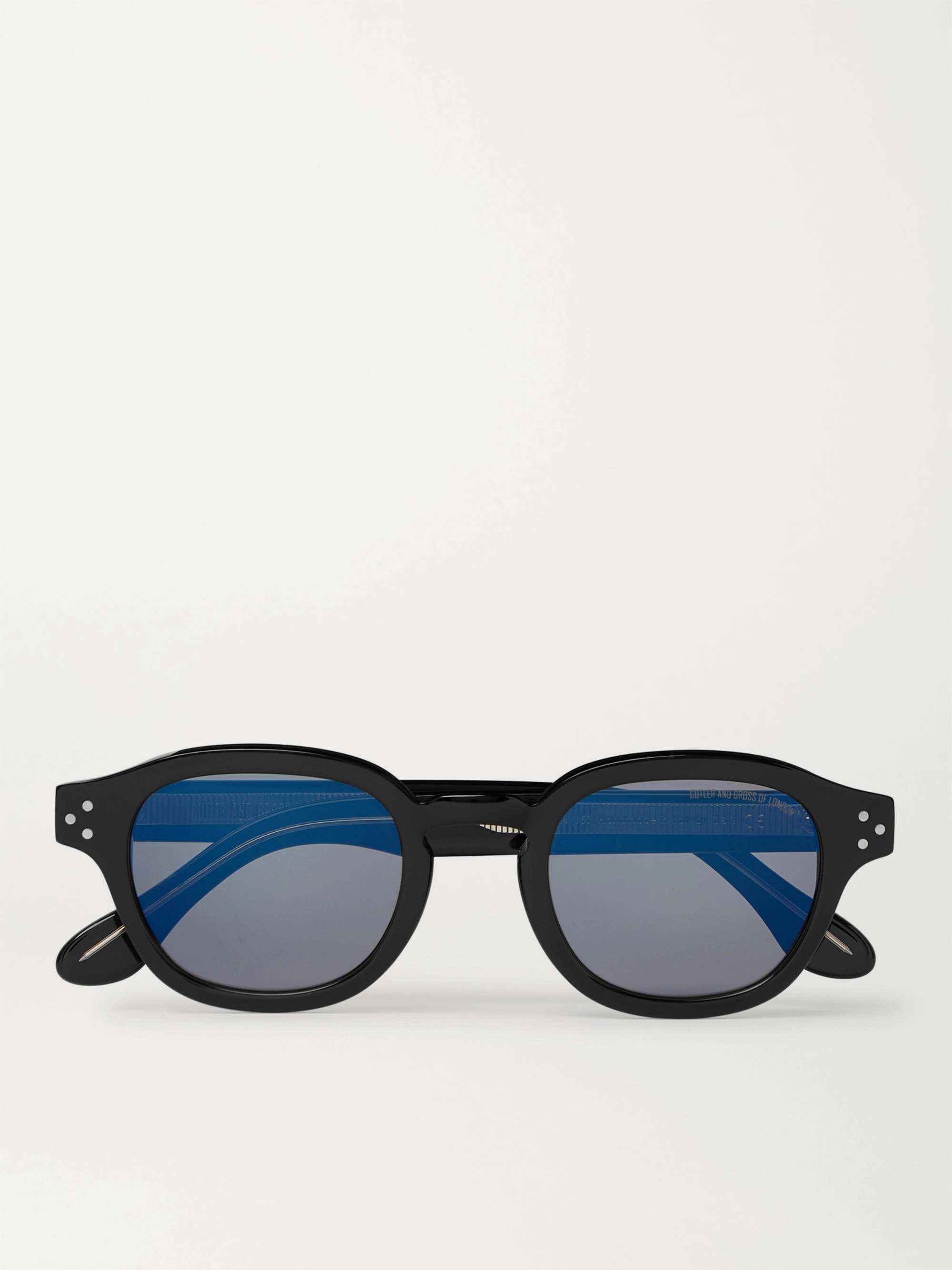 CUTLER AND GROSS Round-Frame Acetate Sunglasses