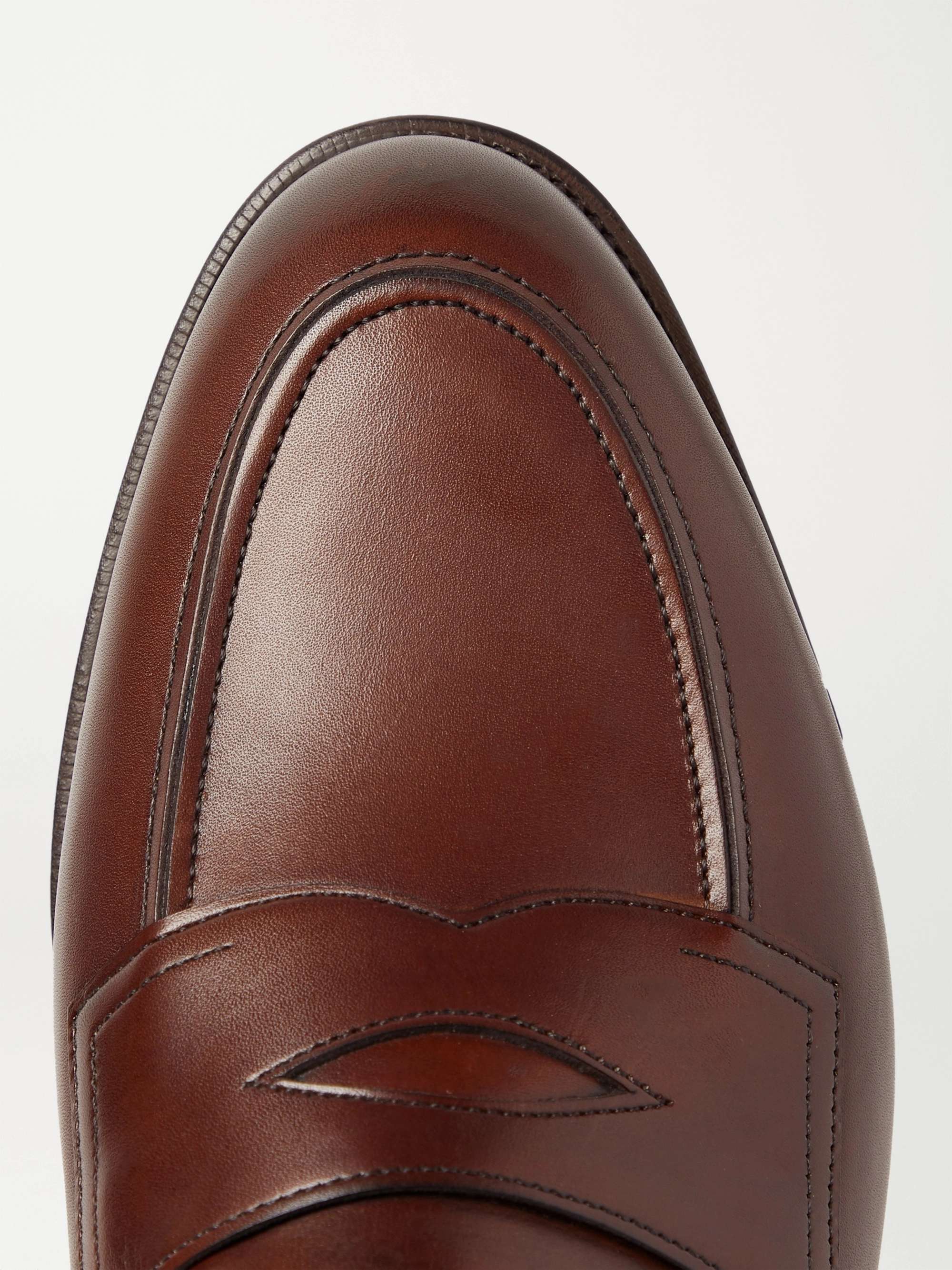 EDWARD GREEN Piccadilly Leather Penny Loafers