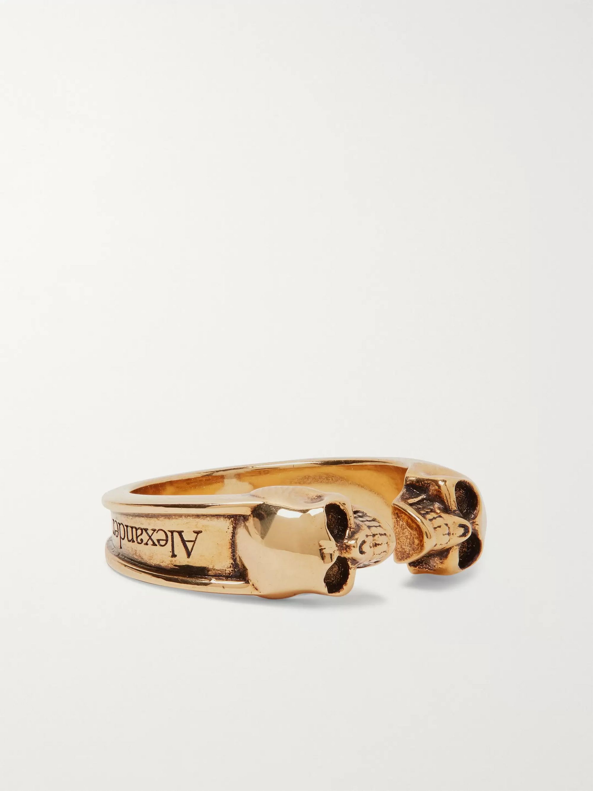 Gold-Tone Ring | Alexander McQueen 