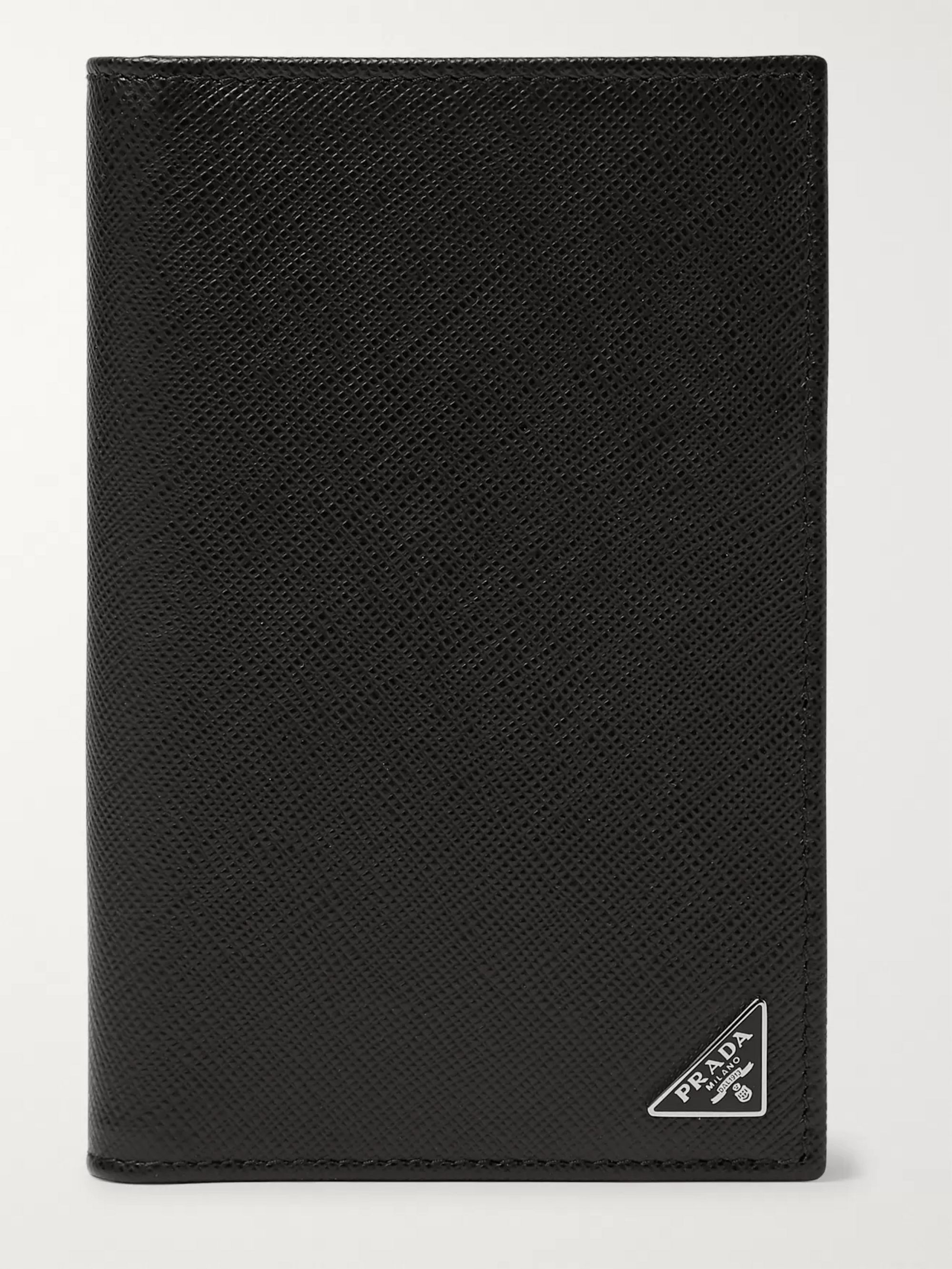 Black Saffiano Leather Passport Cover | Prada | MR PORTER