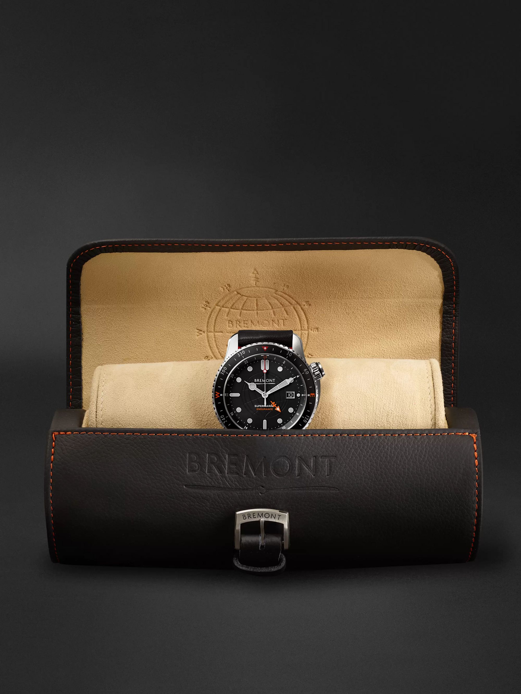 BREMONT Supermarine Endurance Limited Edition Automatic GMT 43mm Titanium and Nylon Watch, Ref. No. S500/ENDURANCE