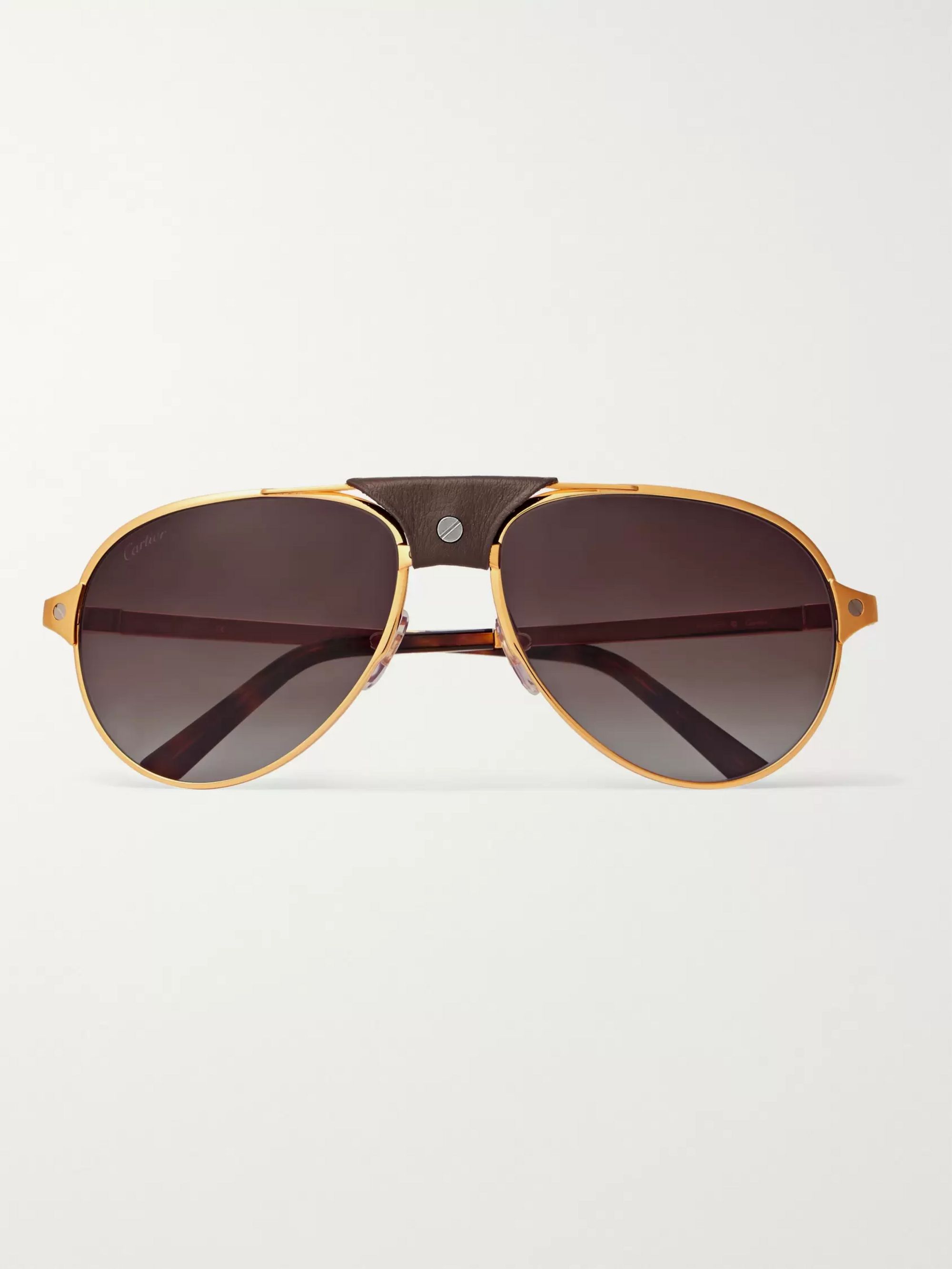 cartier sunglasses leather