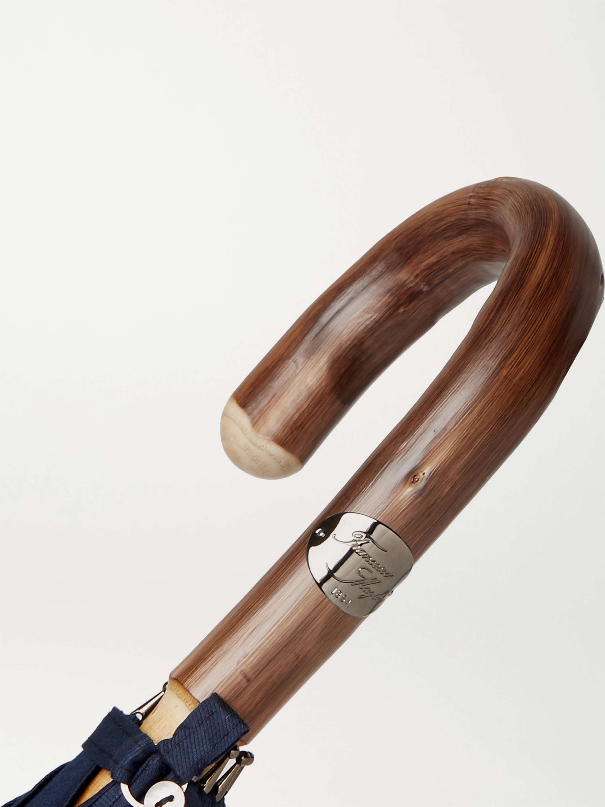 FRANCESCO MAGLIA Chestnut Wood-Handle Umbrella