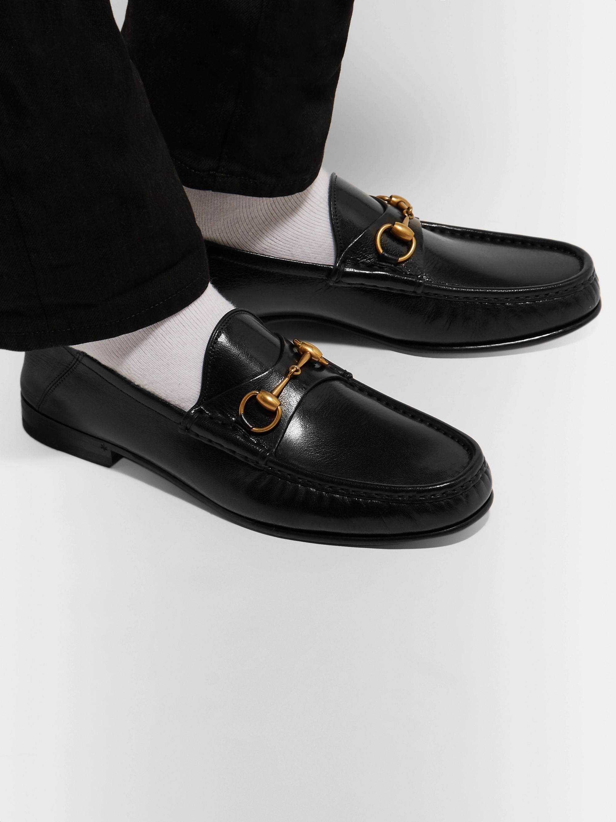 gucci collapsible heel loafer