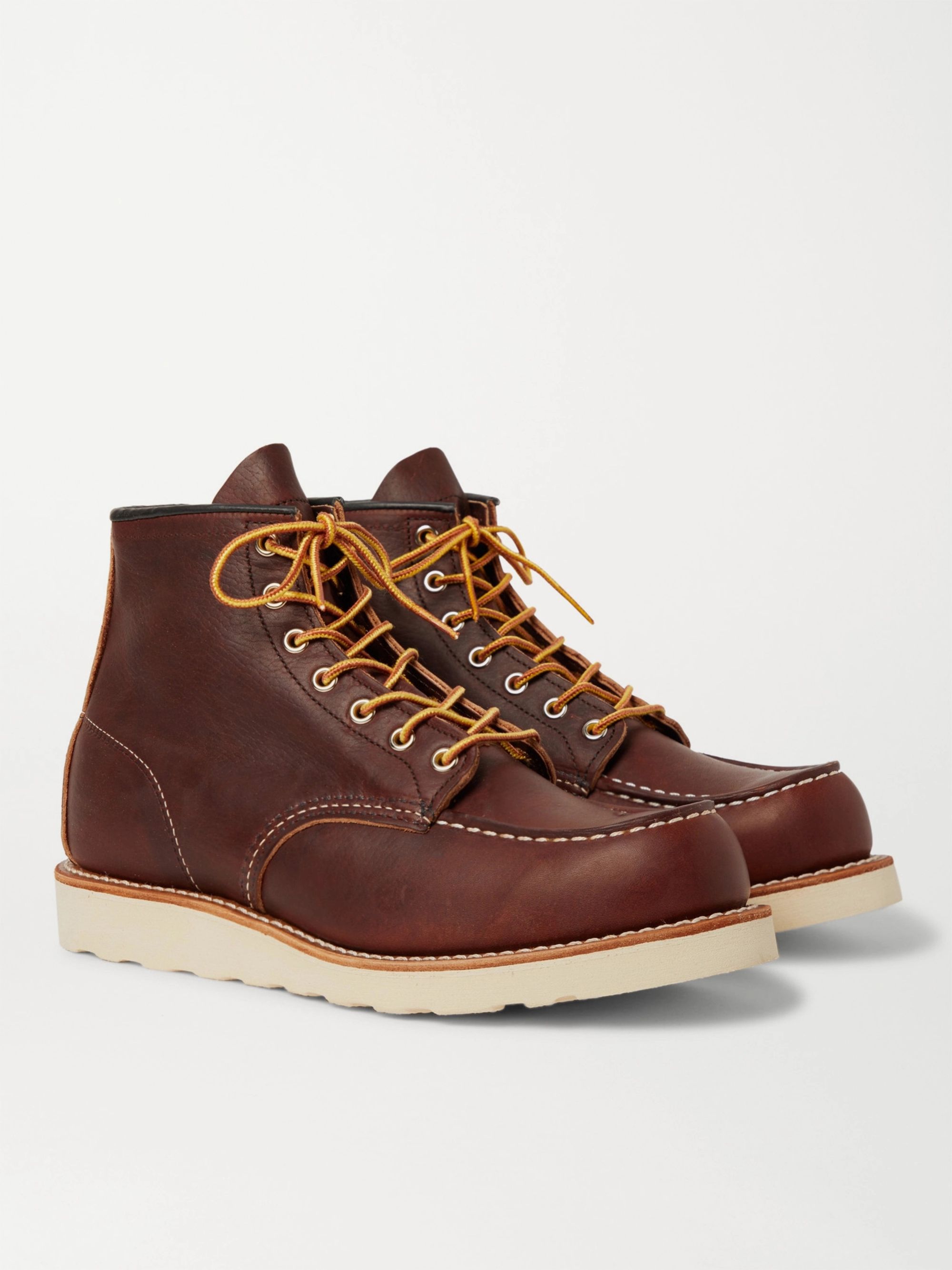 Brown 8138 Moc Leather Boots Red Wing Shoes Mr Porter