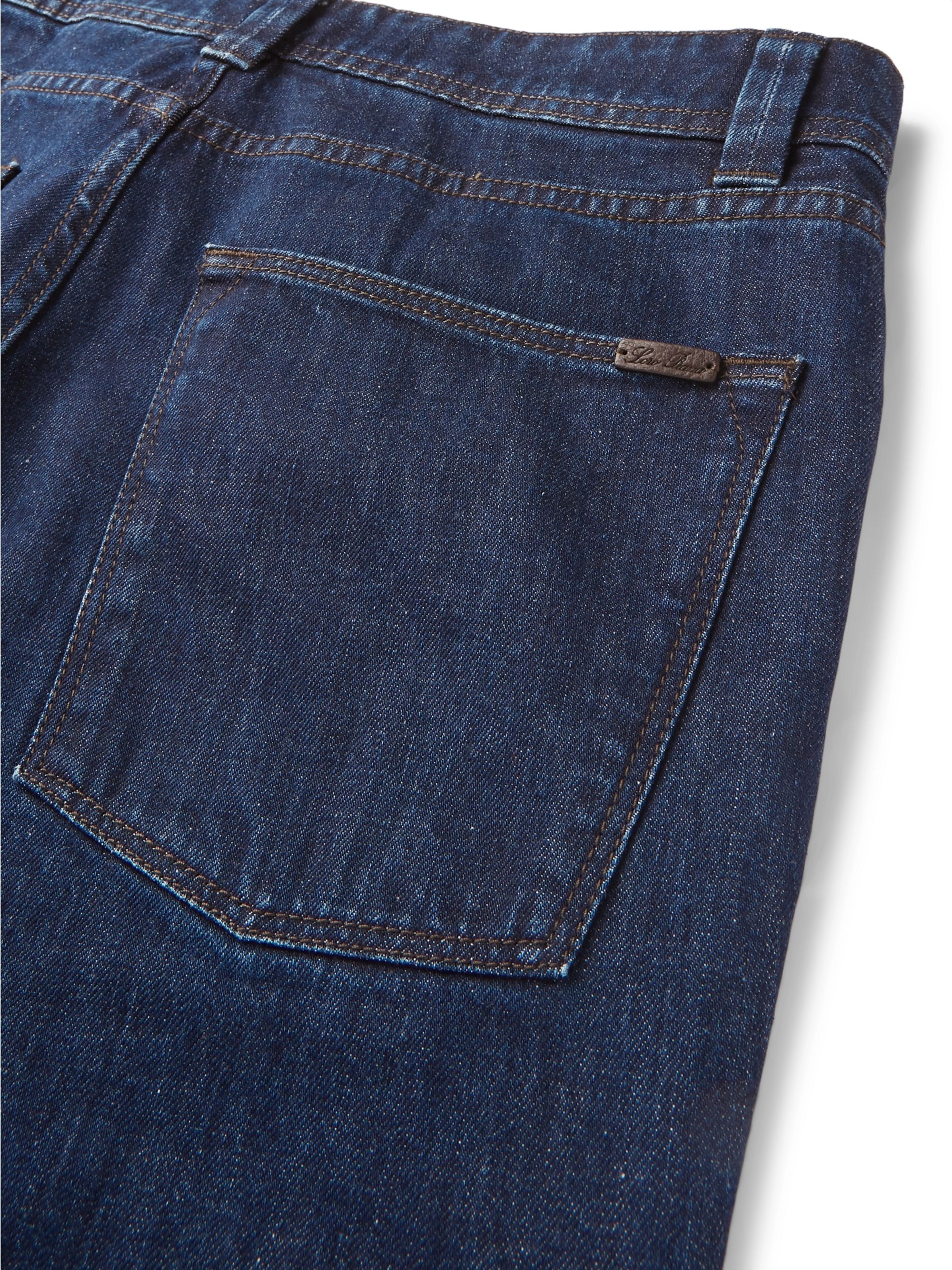 Dark denim Skinny-Fit Stretch-Denim Jeans | LORO PIANA | MR PORTER