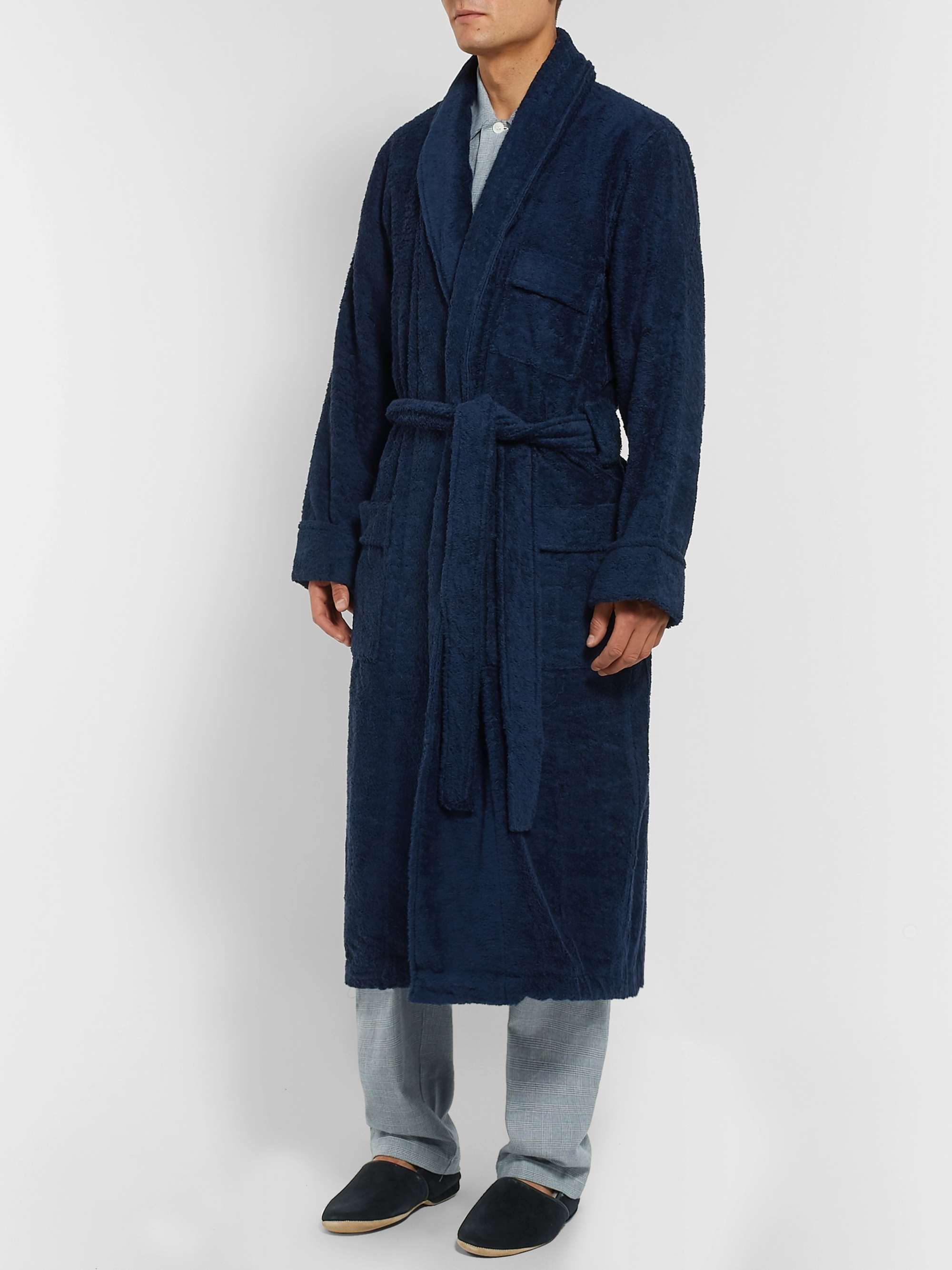 ANDERSON & SHEPPARD Cotton-Terry Robe