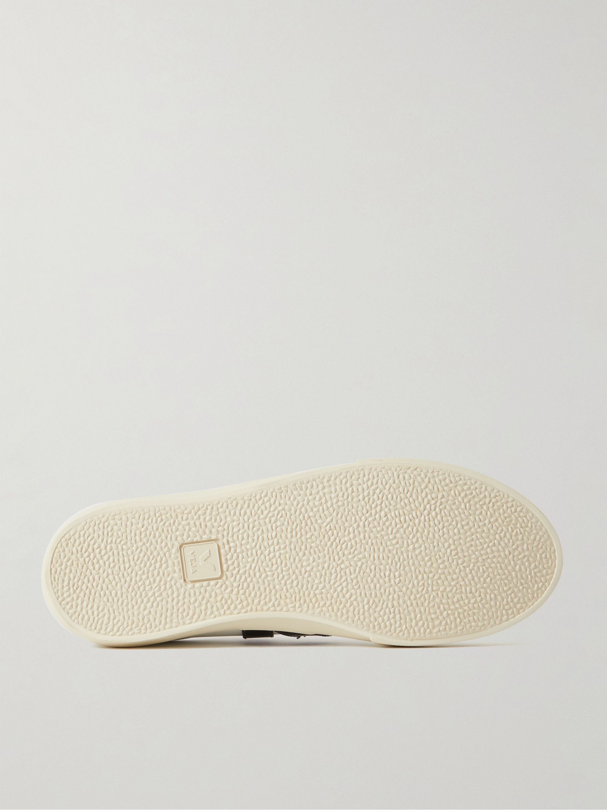 White Esplar Rubber-Trimmed Leather Sneakers | VEJA | MR PORTER