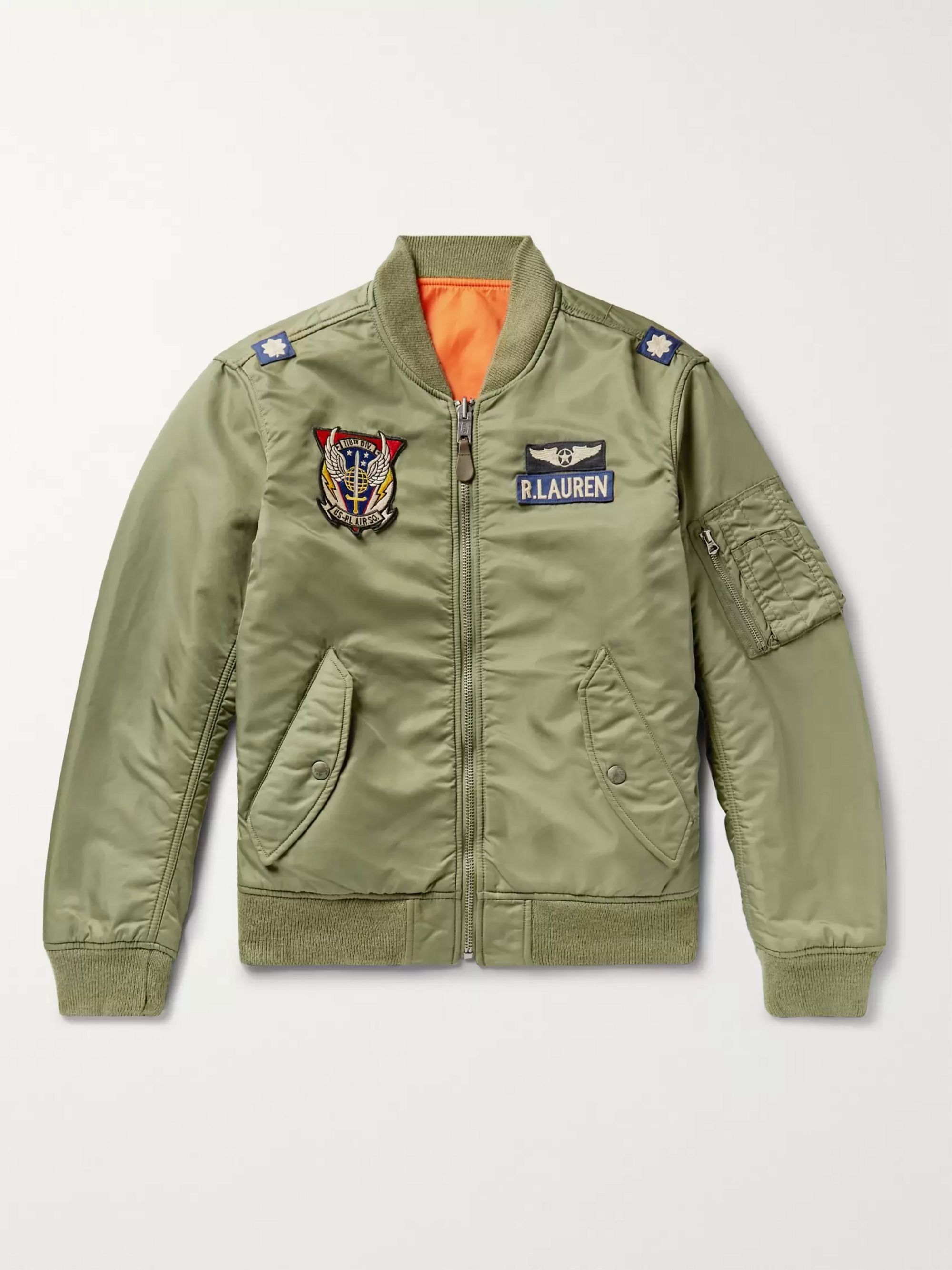 polo and bomber jacket