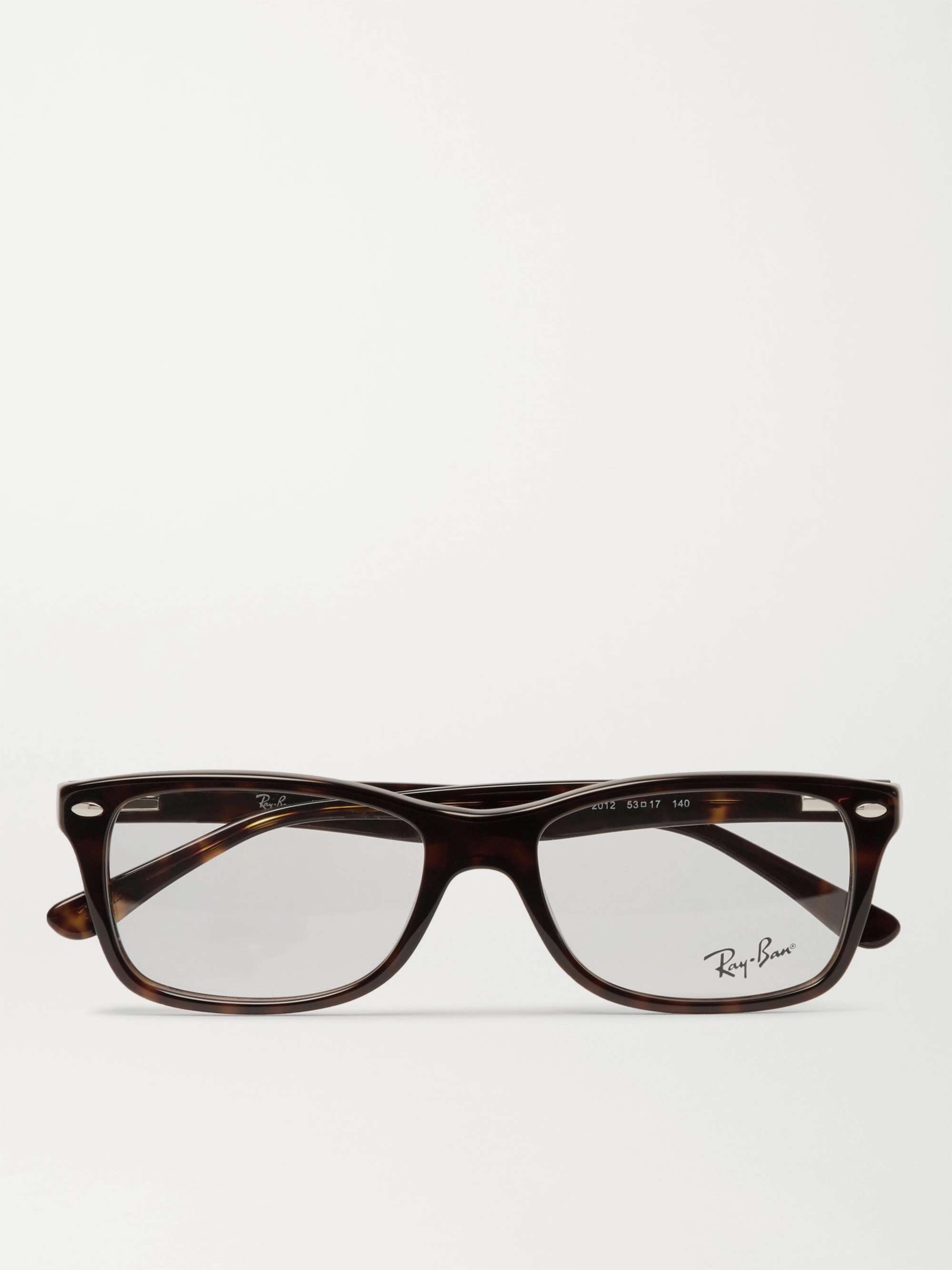 RAY-BAN Square-Frame Tortoiseshell Acetate Optical Glasses