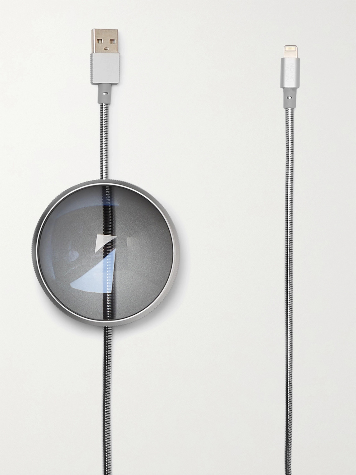 Native Union Tom Dixon Dome Lightning Cable In Silver