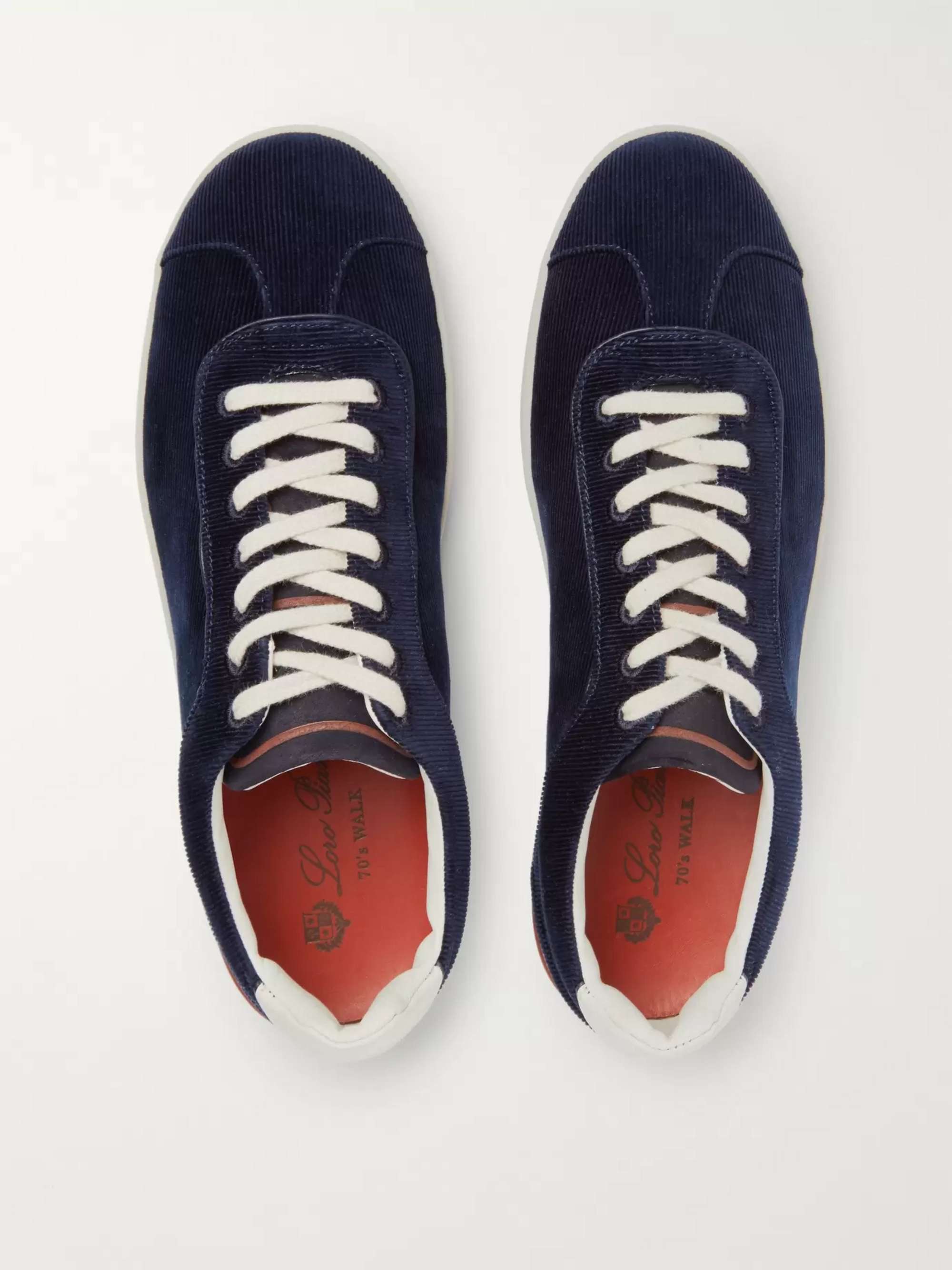 LORO PIANA 70's Walk Corduroy Sneakers