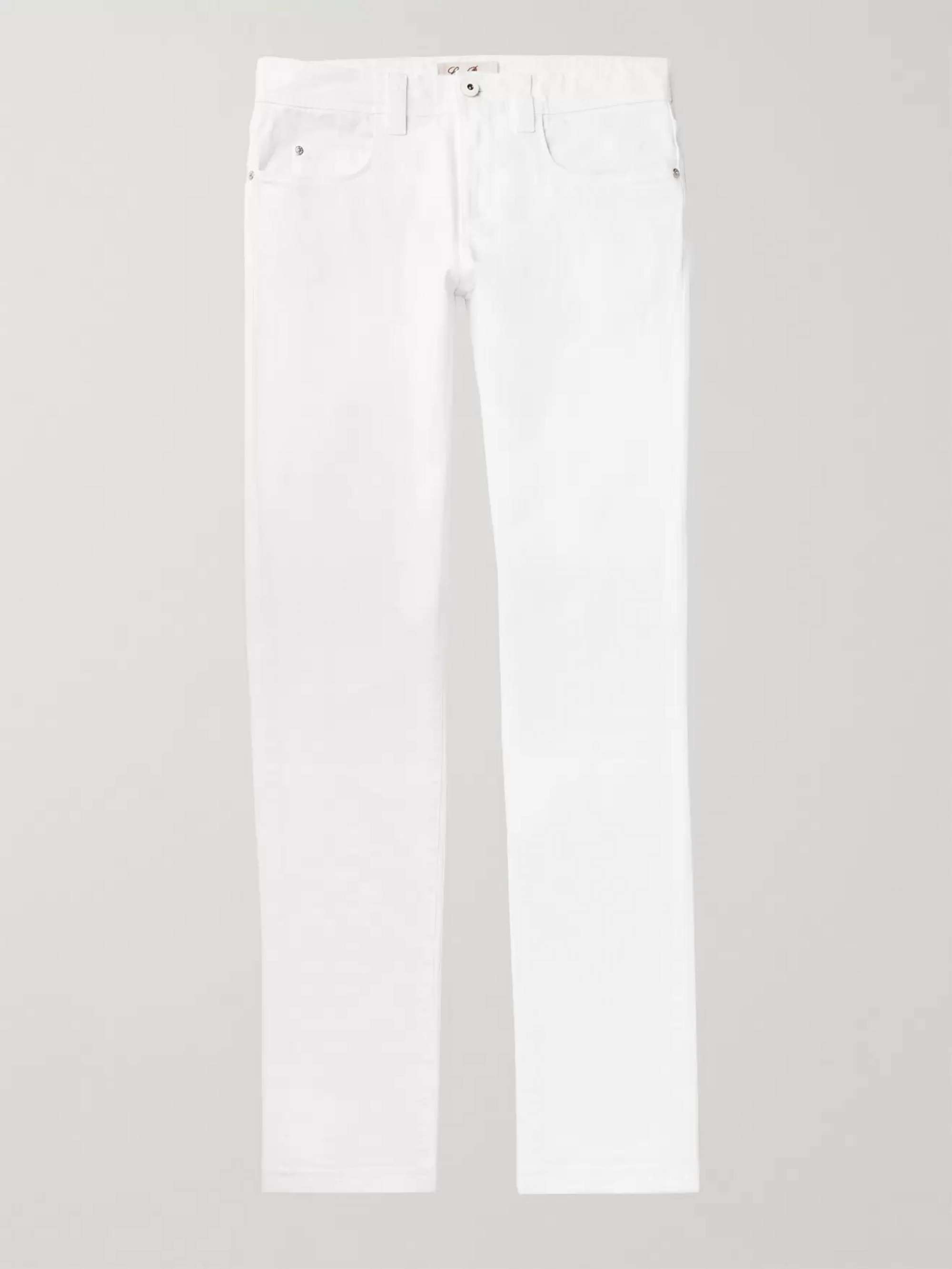 LORO PIANA Slim-Fit Stretch-Denim Jeans