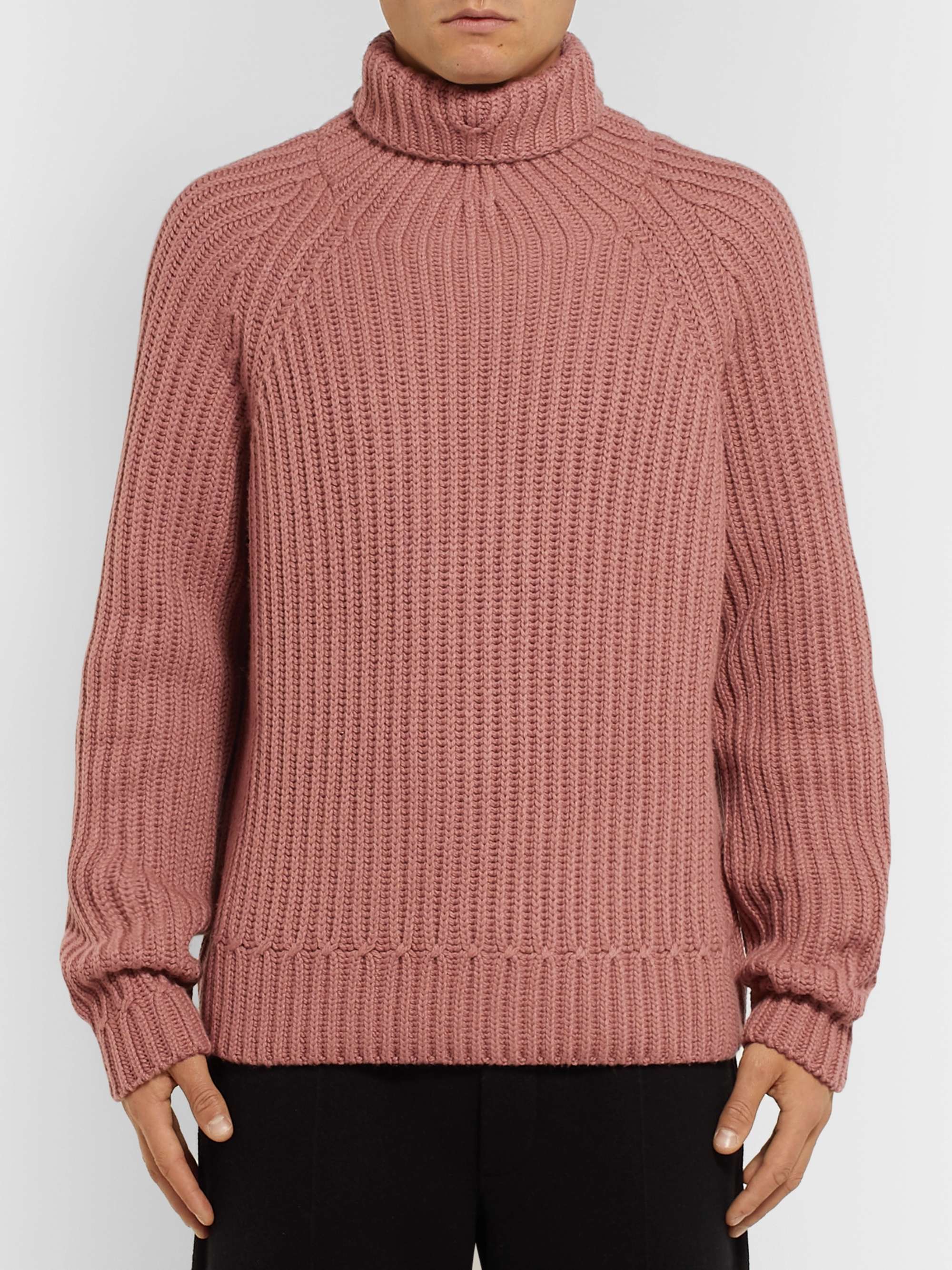 BERLUTI Ribbed Cashmere Rollneck Sweater