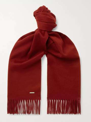 Womens Mens Accessories Mens Scarves and mufflers Raf Simons Wool Neckpiece Scarf in Red 