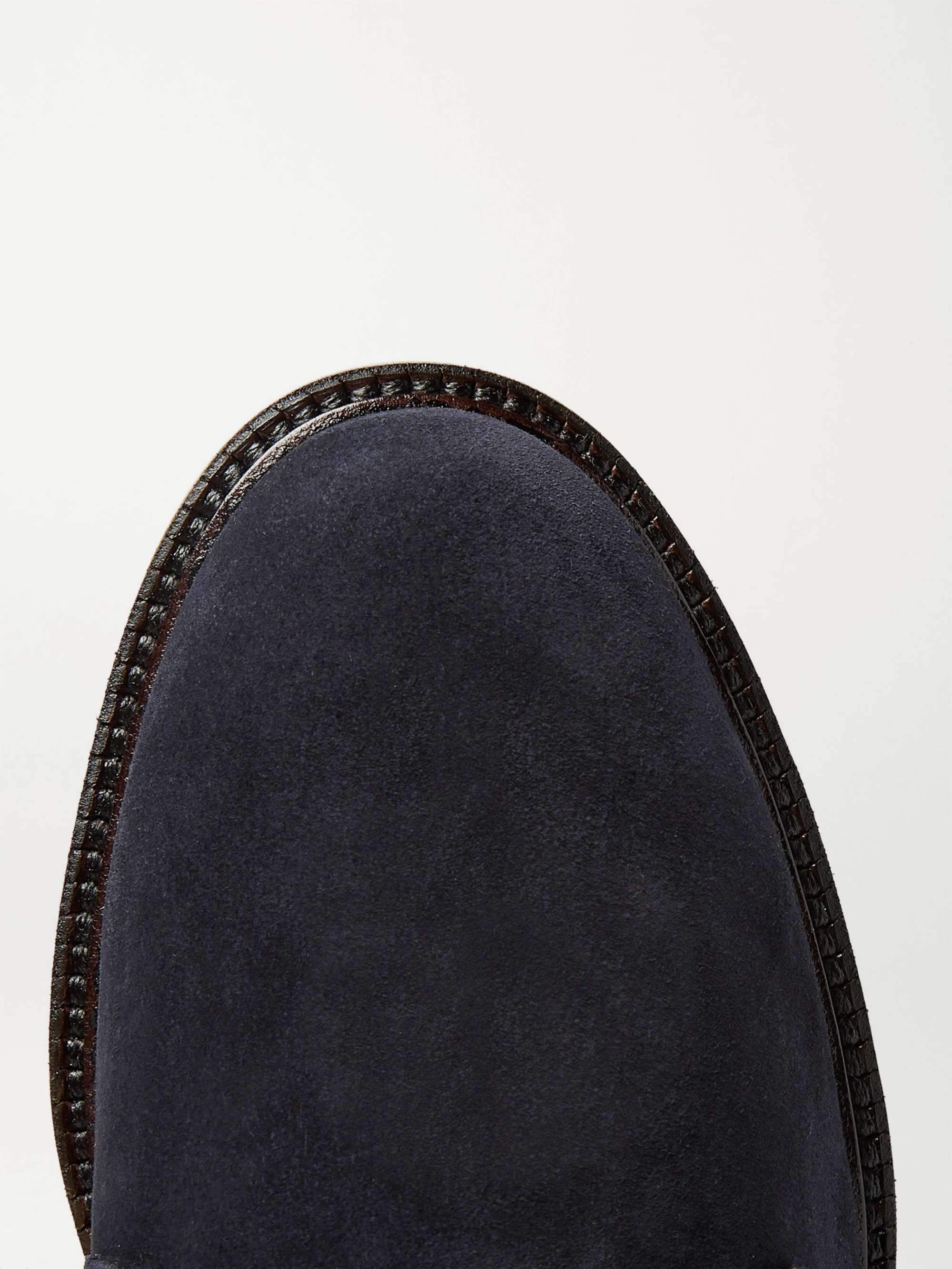 LORO PIANA Icer Walk Cashmere-Lined Water-Repellent Suede Boots